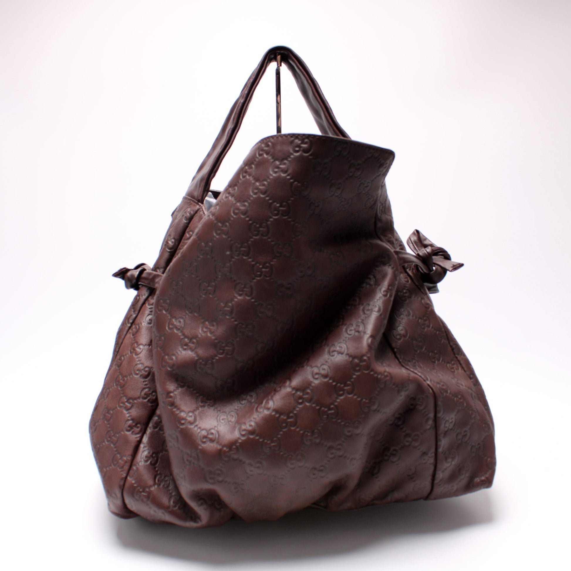 Gucci 197061 GG Leather Hysterior Medium Shoulder Bag