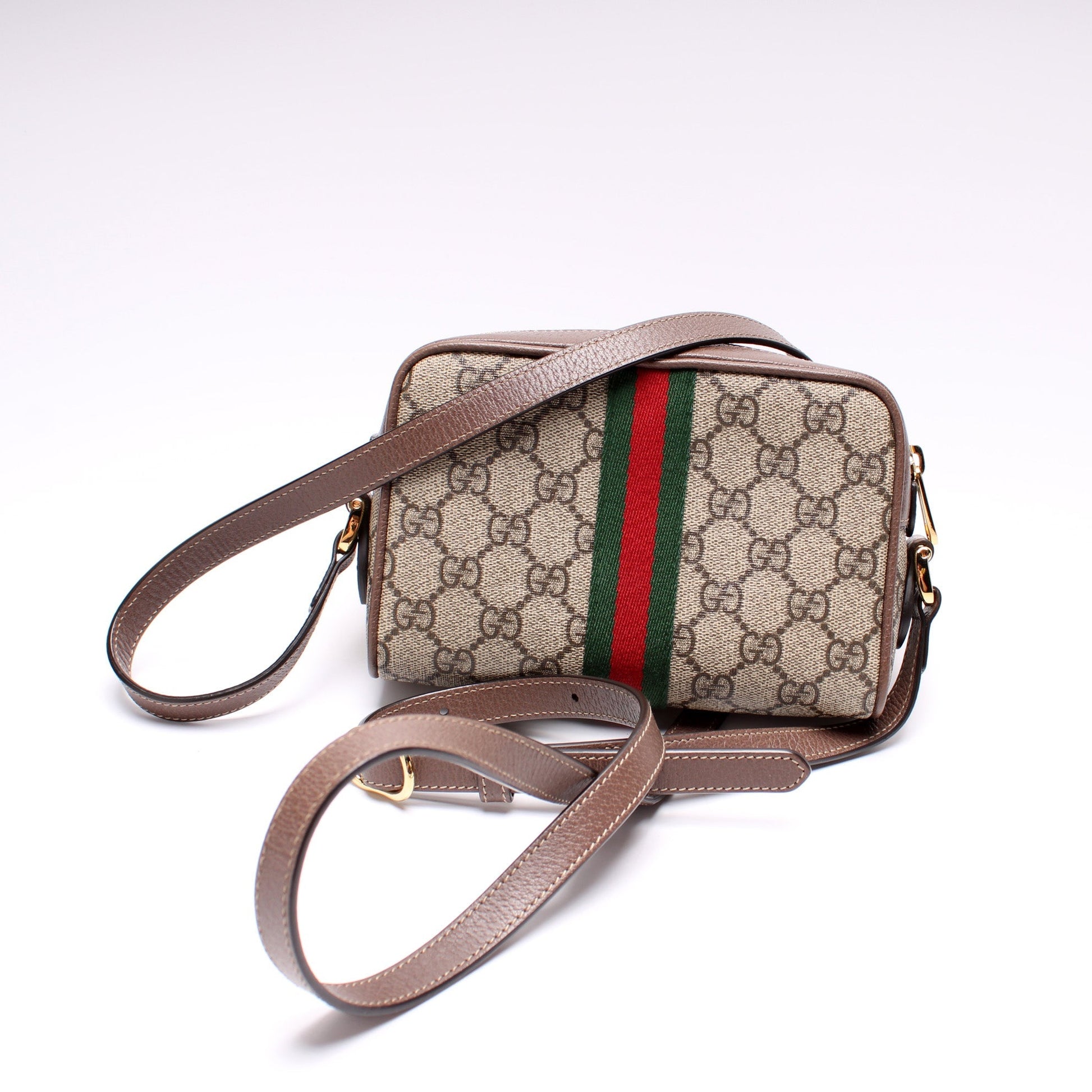 Gucci 517350 GG Supreme Mini Ophidia Bag