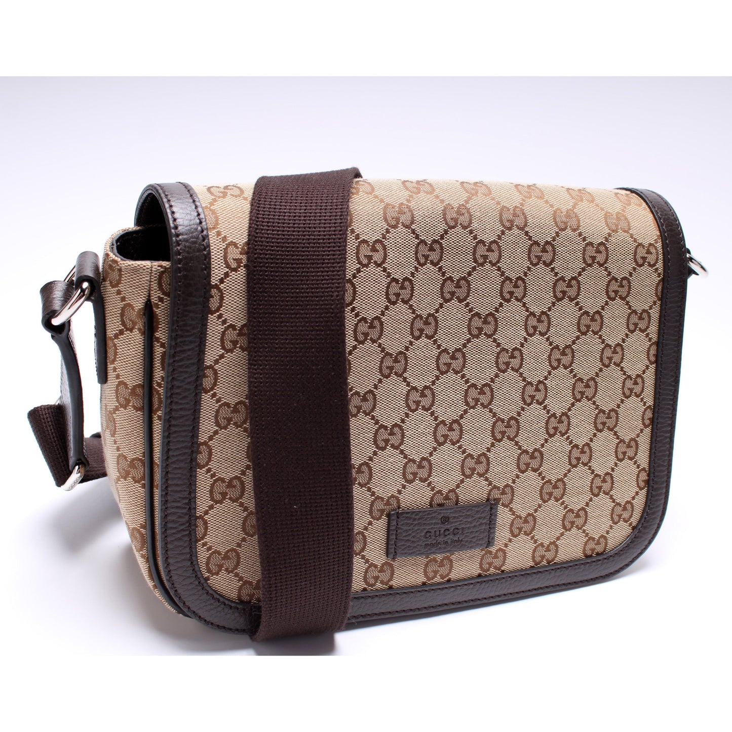 Gucci 449172 GG Canvas Messenger Bag