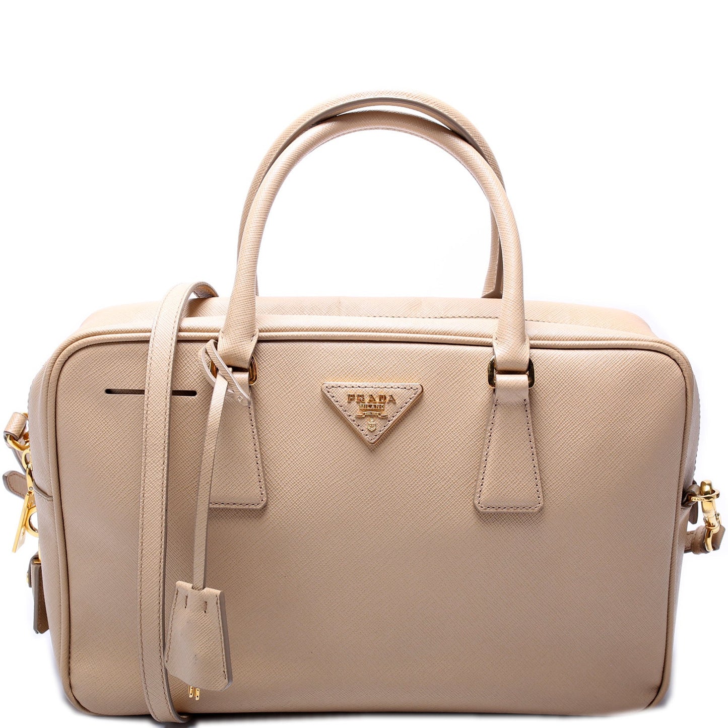 Prada Saffiano Lux Bauletto Bag