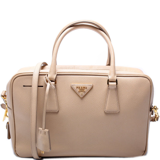 Prada Saffiano Lux Bauletto Bag
