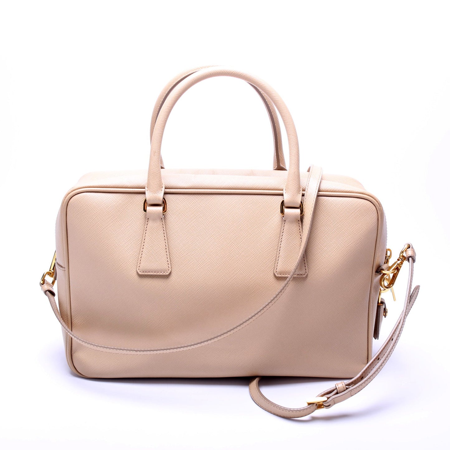 Prada Saffiano Lux Bauletto Bag