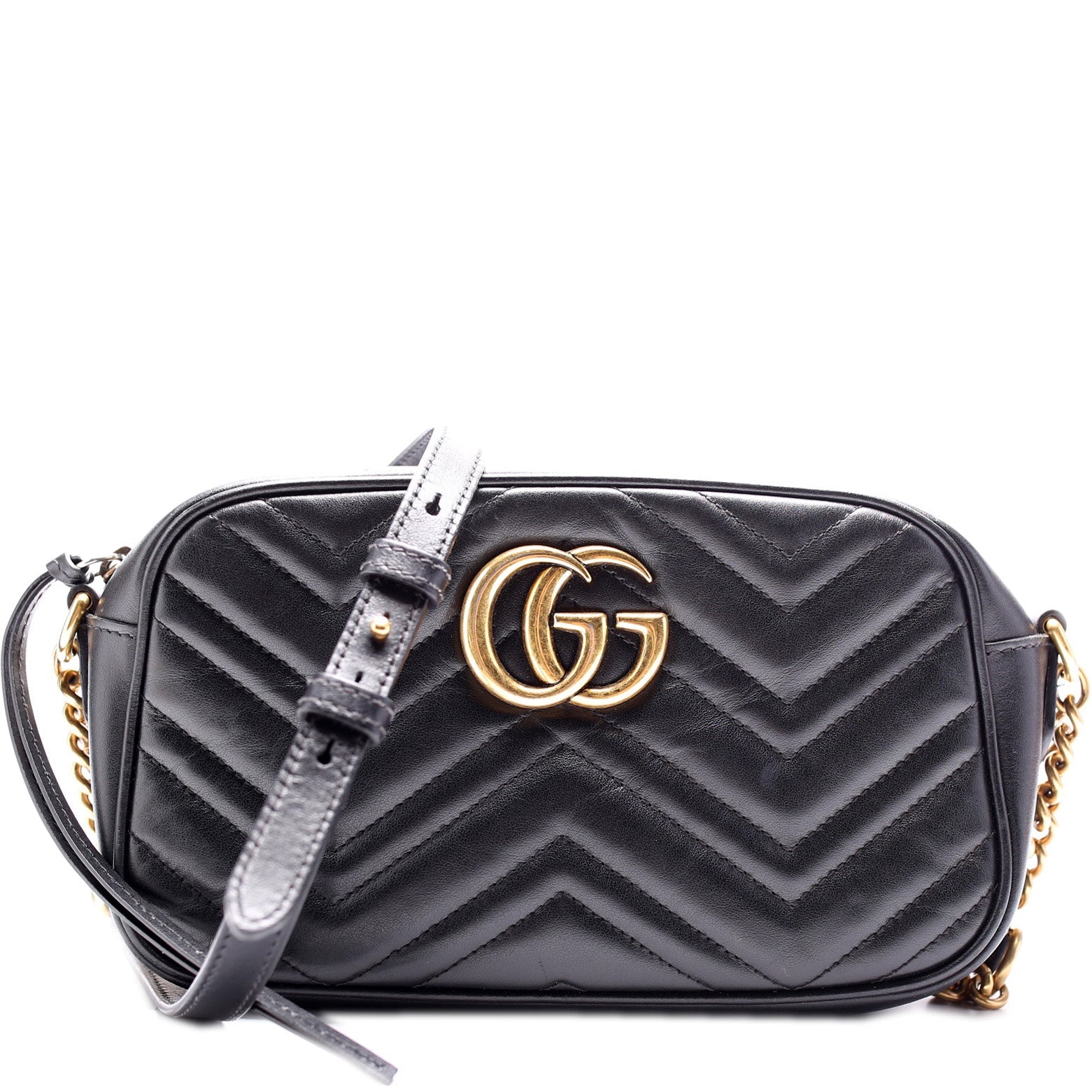 Gucci 447632 Marmont Small Leather Camera Bag