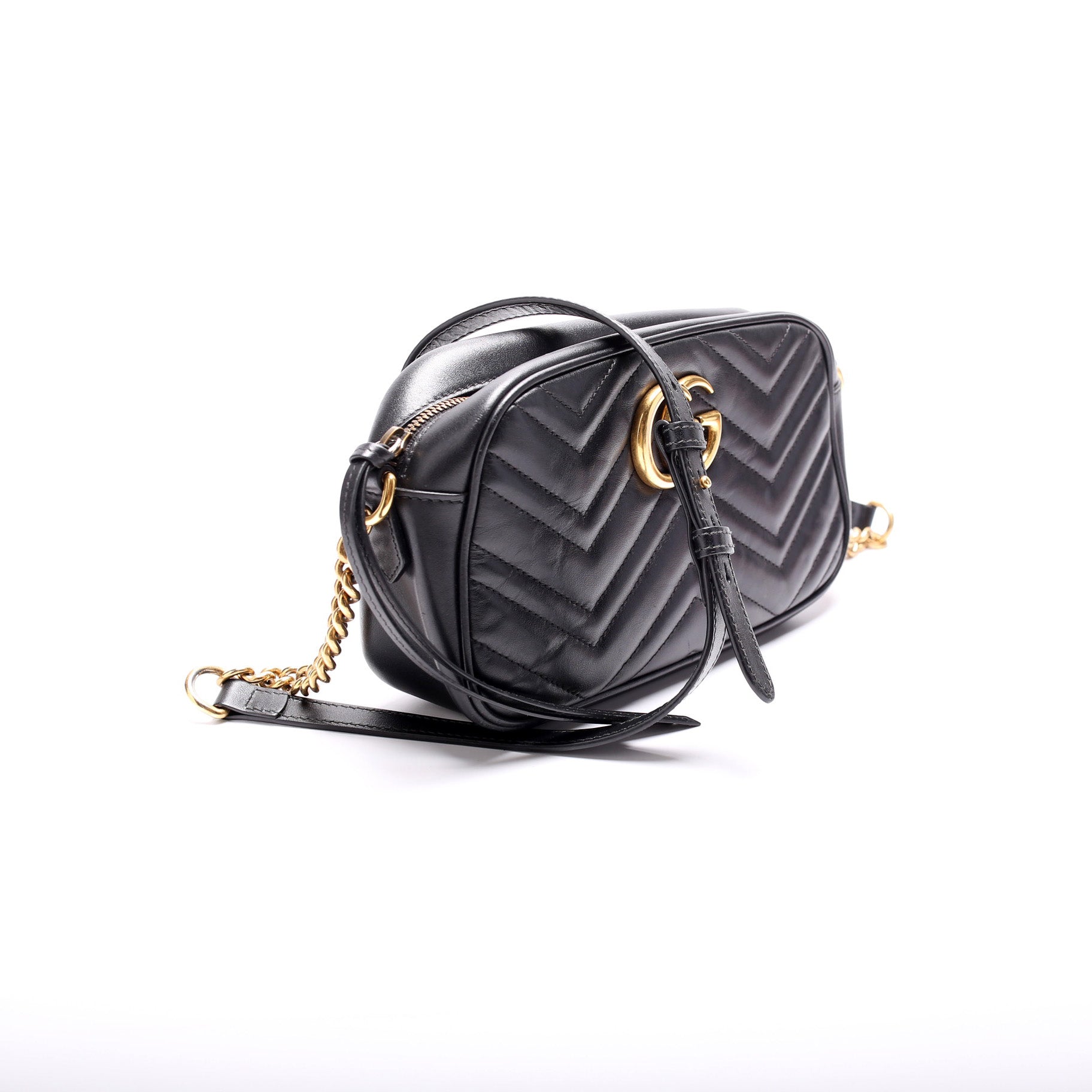 Gucci 447632 Marmont Small Leather Camera Bag