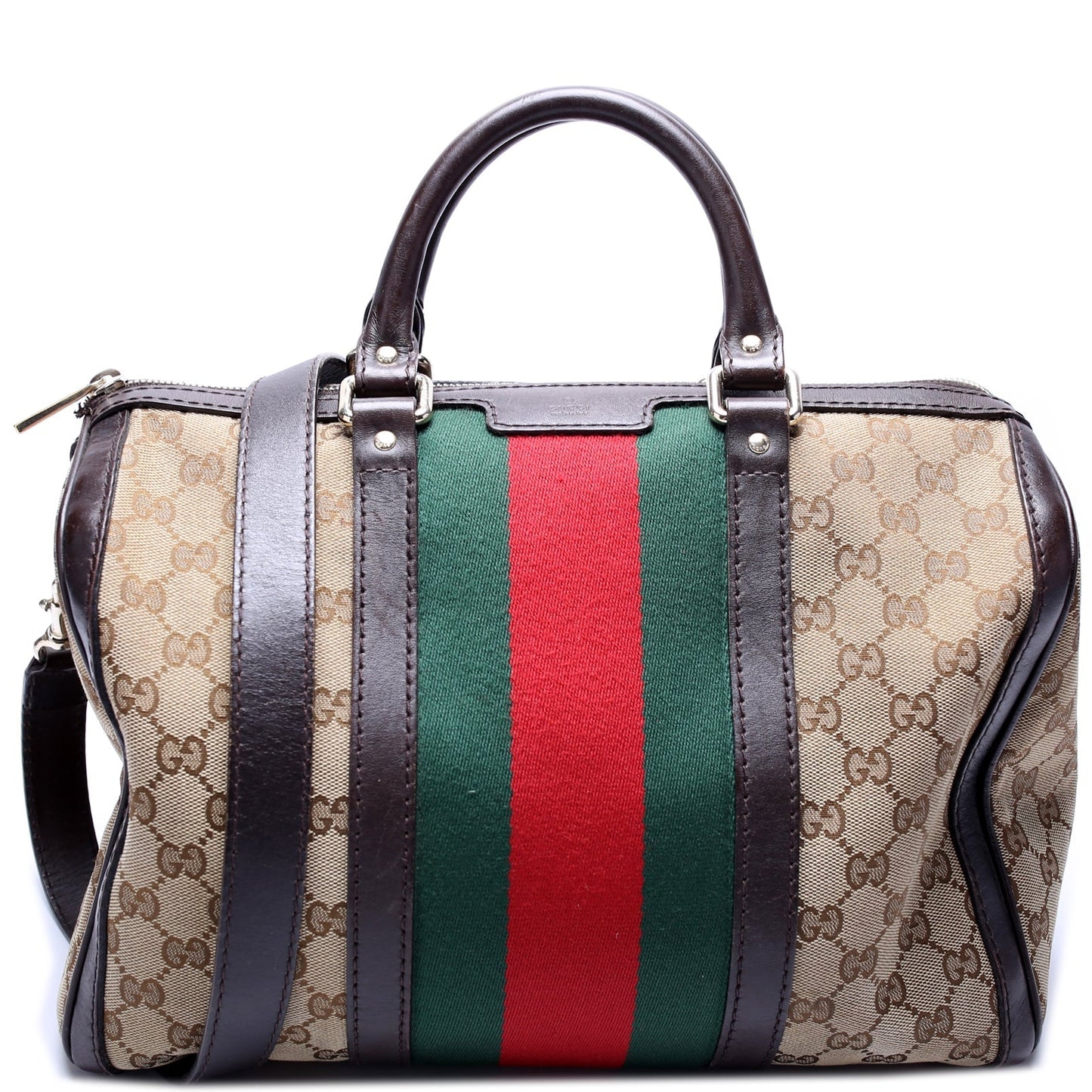 Gucci 247205 Boston Canvas Bag