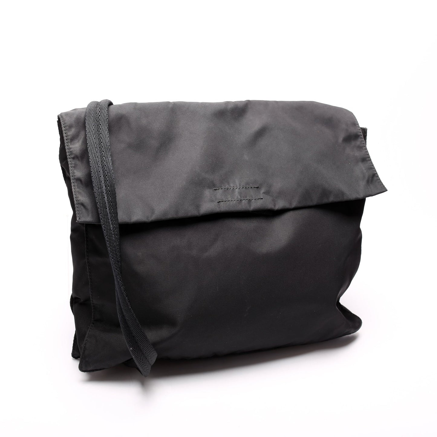 Prada Nylon Flap Shoulder Bag