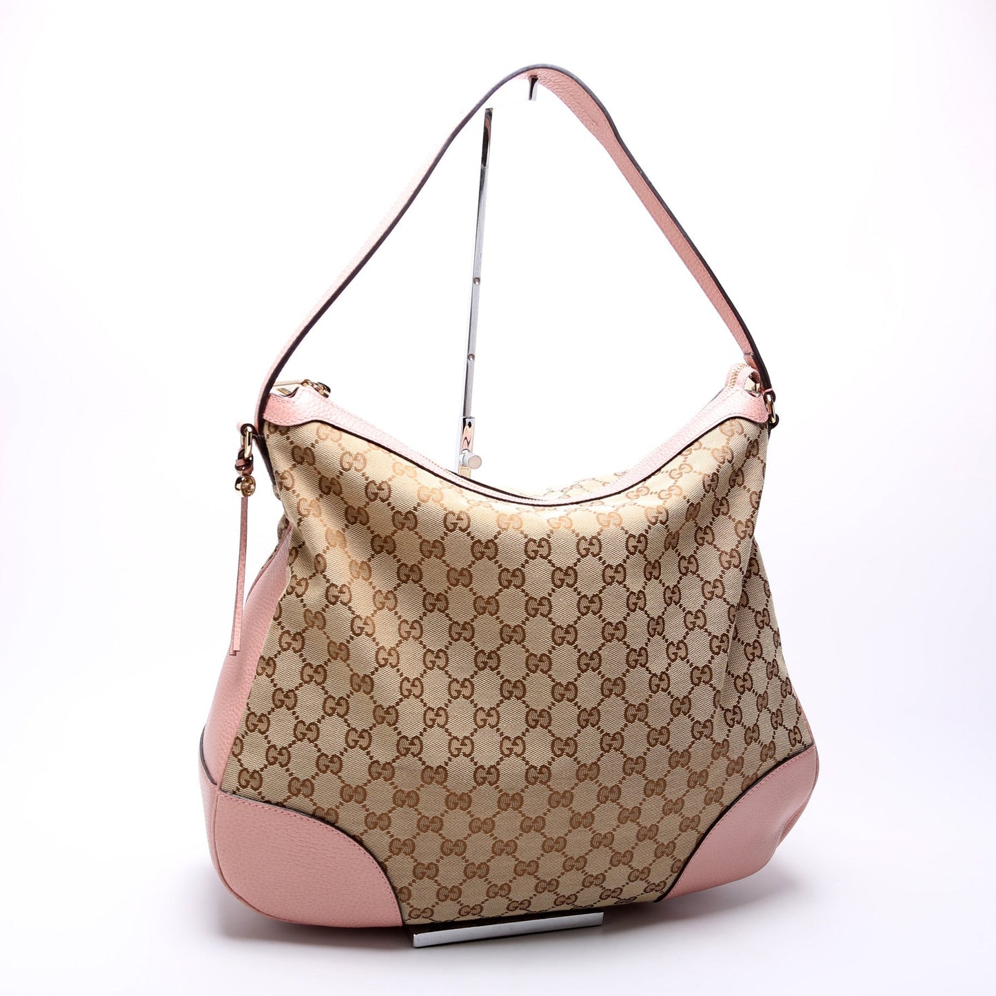 Gucci 449244 GG Canvas Bree Hobo Bag