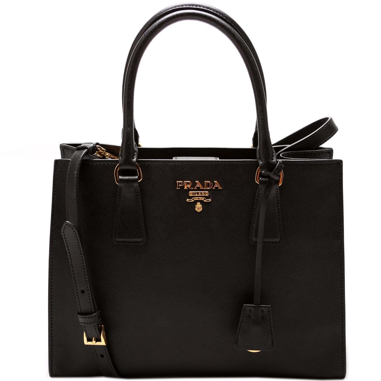 Prada 1BA118 Saffiano Lux Leather Tote Bag