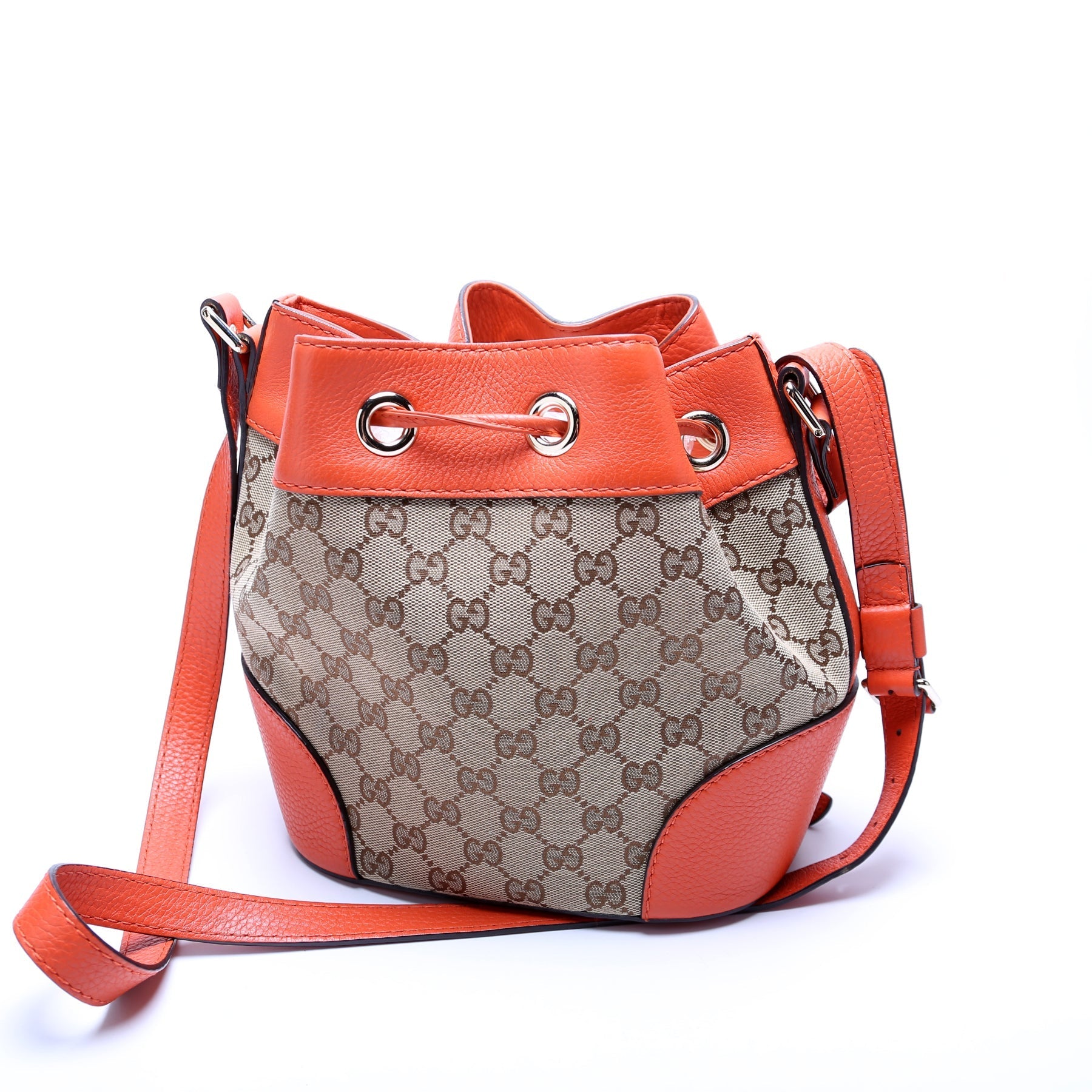 Gucci 388704 GG Canvas Bucket Bag