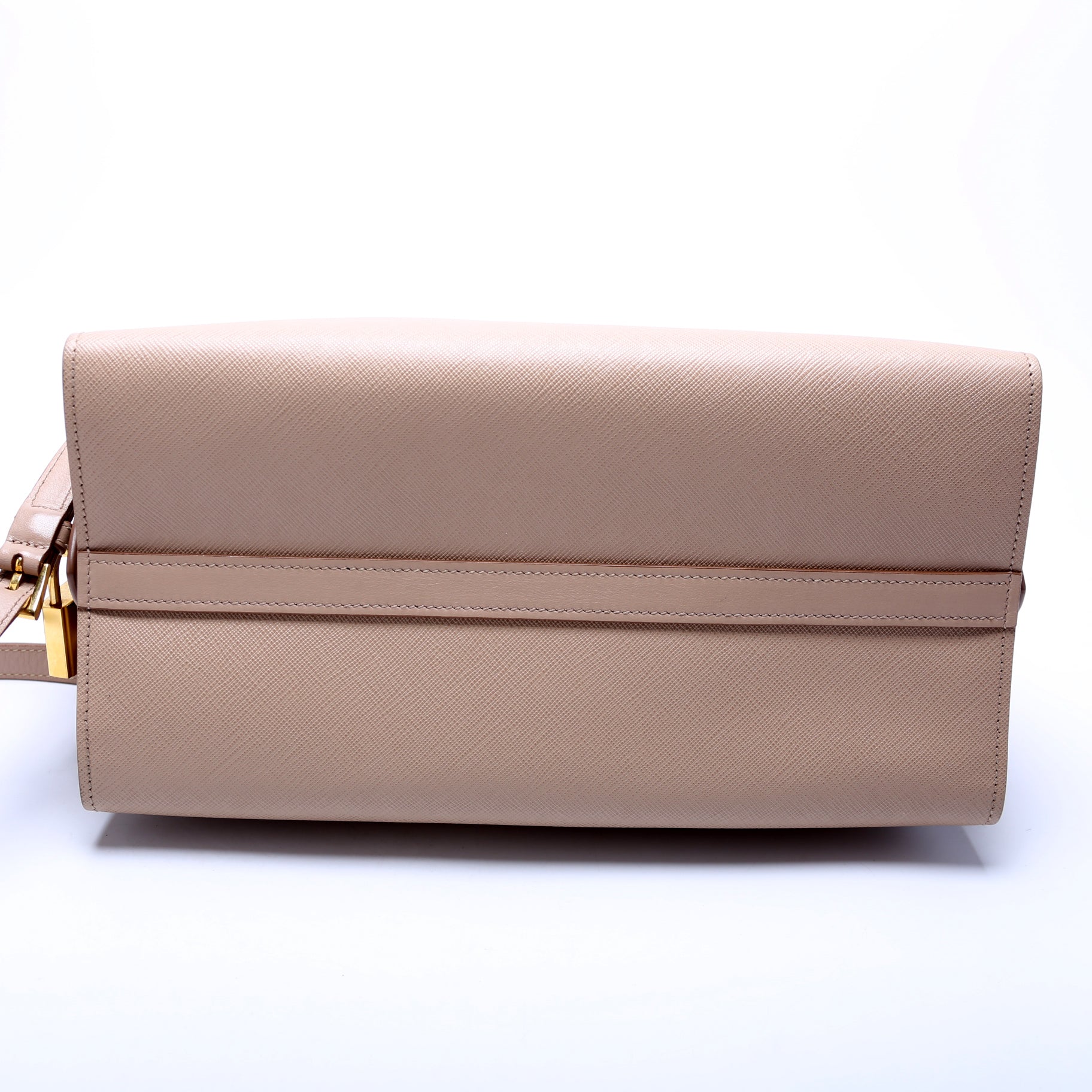 Prada Saffiano City Calfskin Esplanade Medium Bag