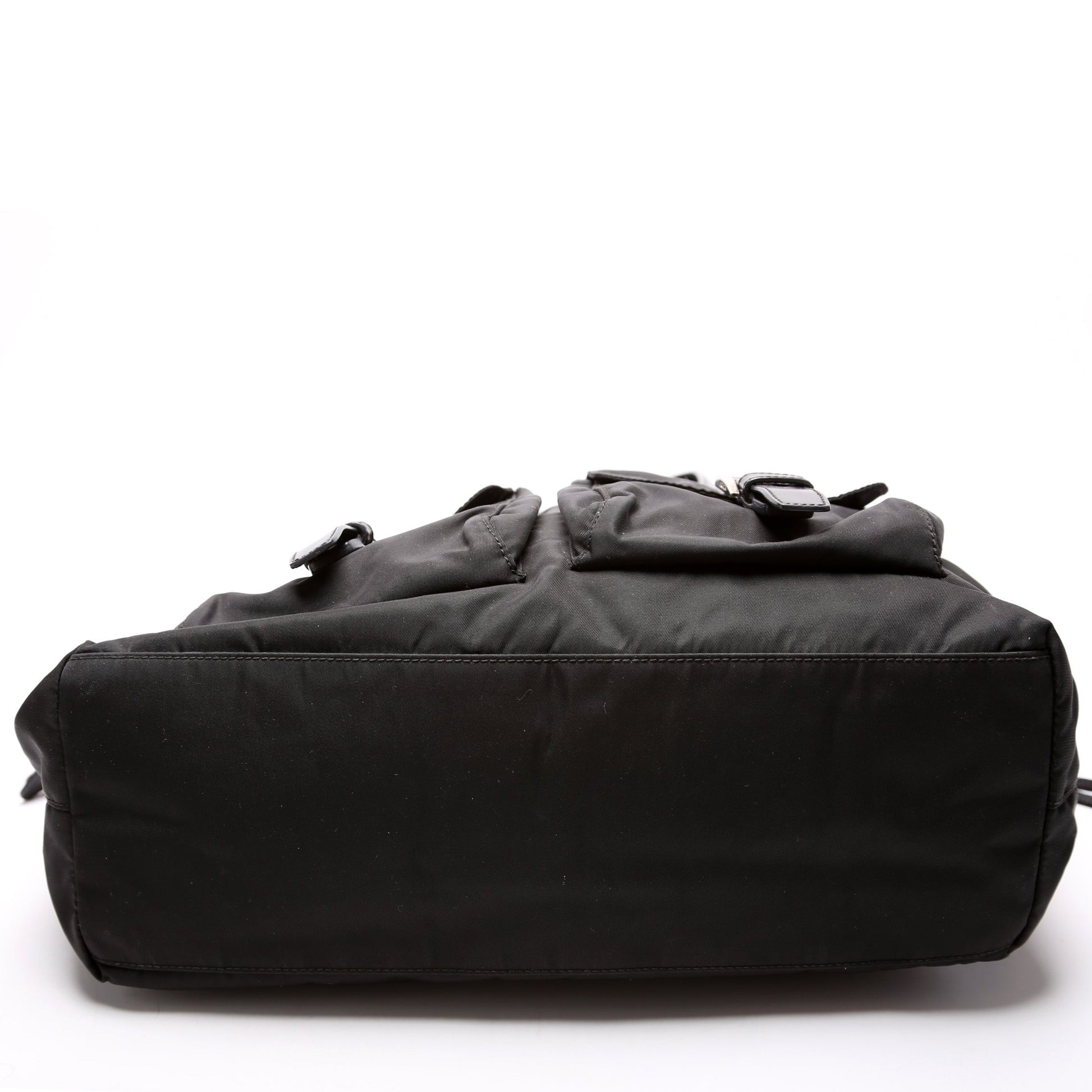 Prada Tessuto Nylon Side Cinch Tote Bag