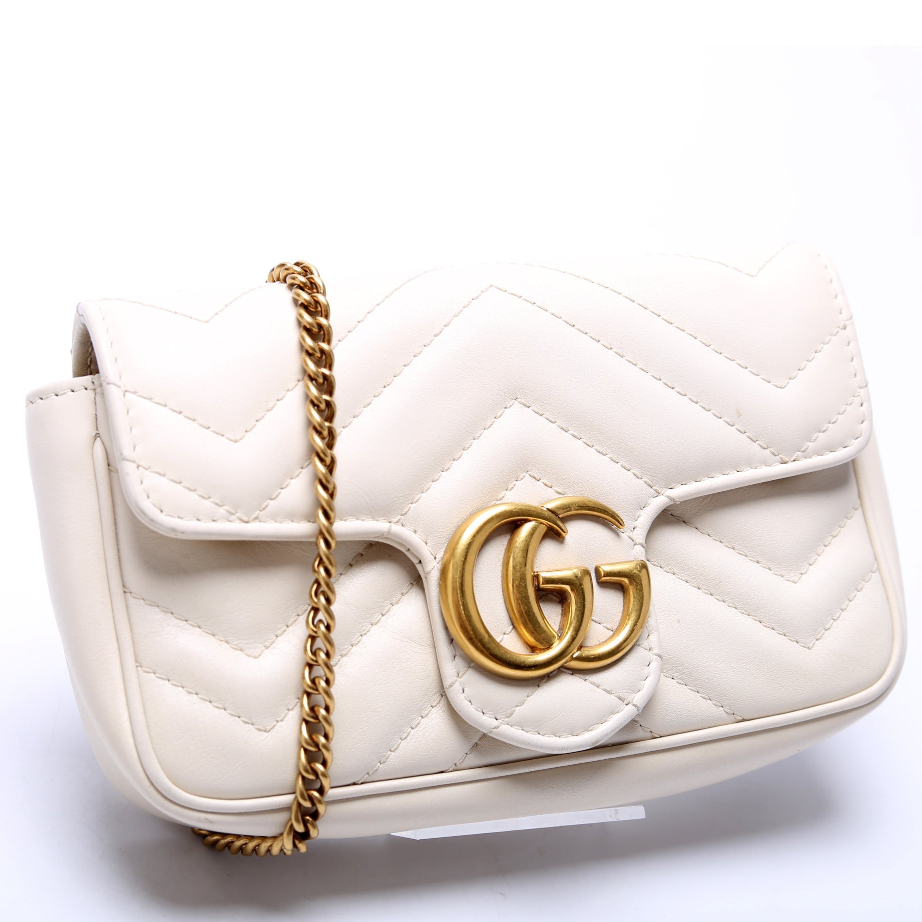 Gucci 476433 GG Marmont Super Mini Flap Bag