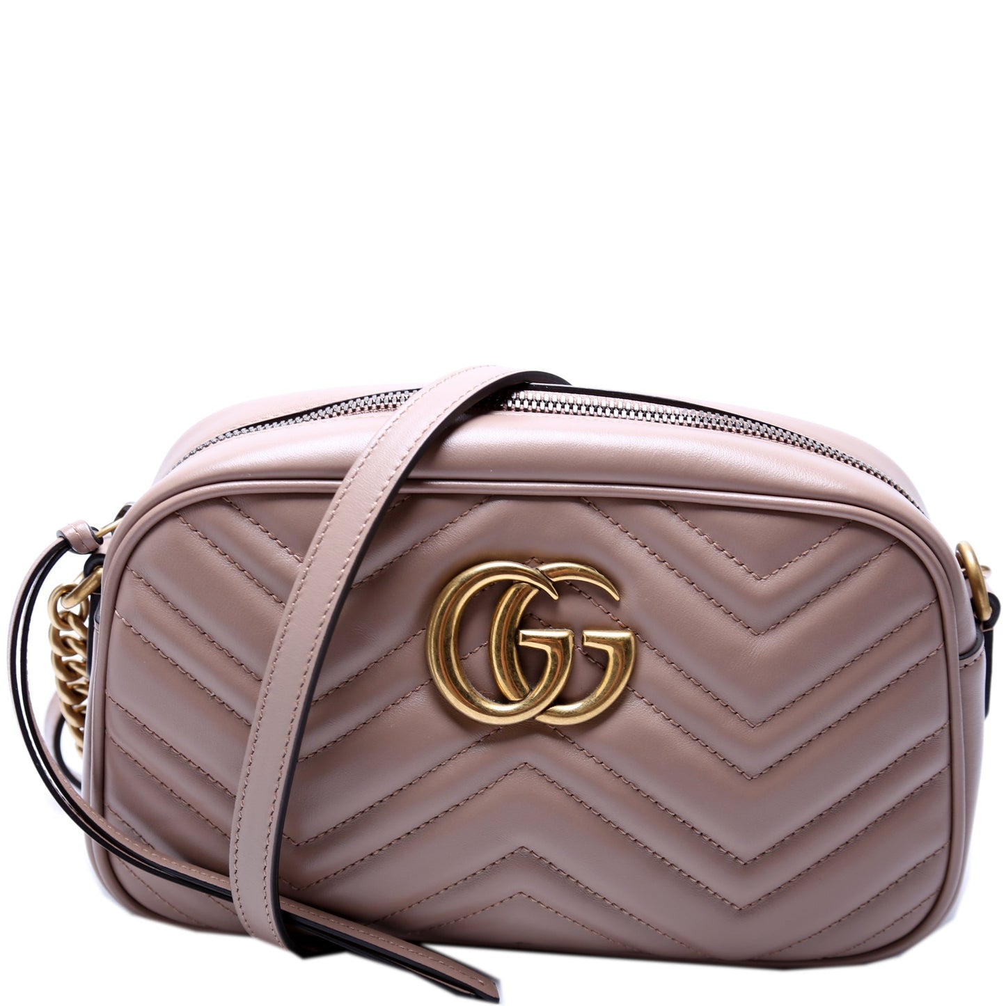 Gucci 447632 Marmont Small Leather Camera Bag