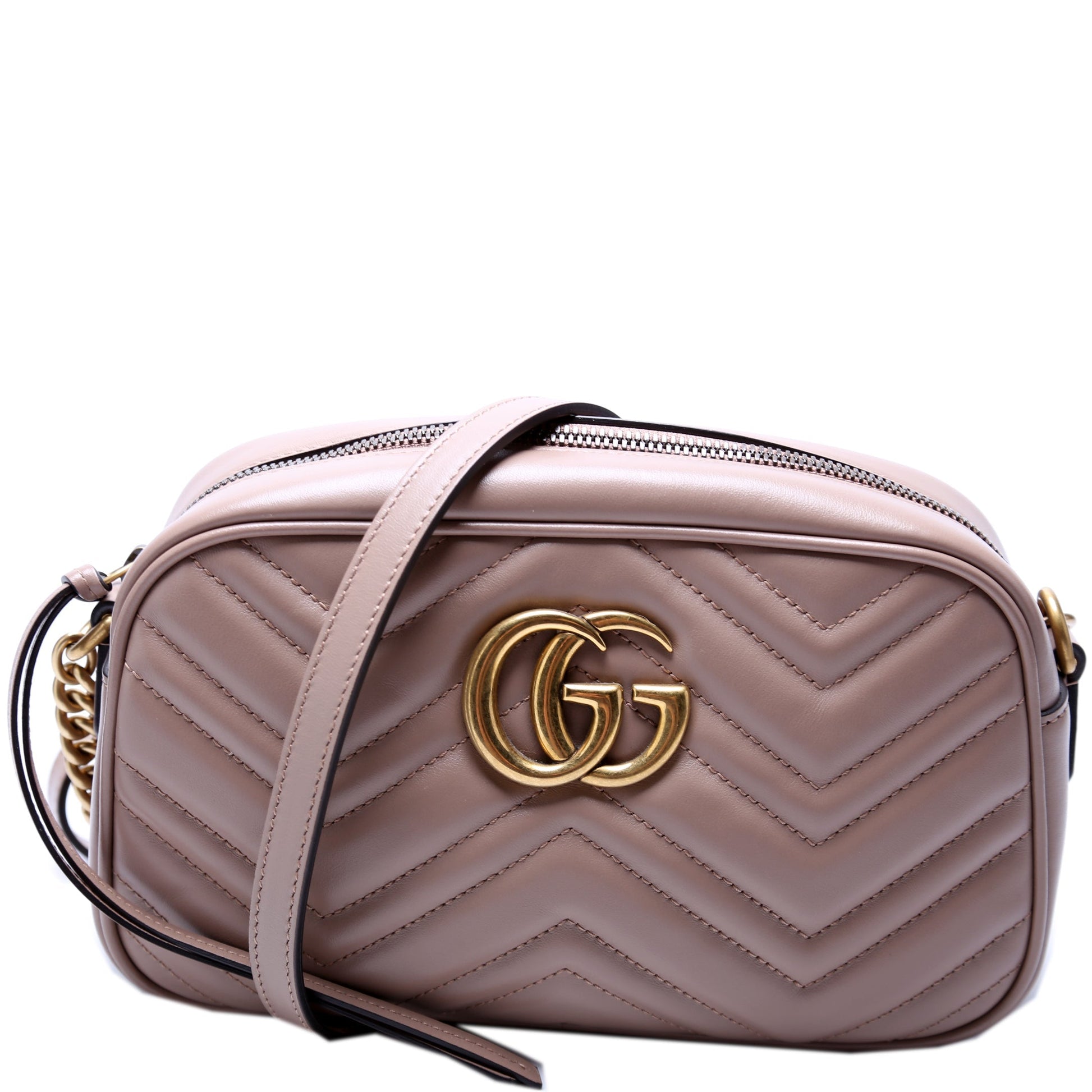 Gucci 447632 Marmont Small Leather Camera Bag