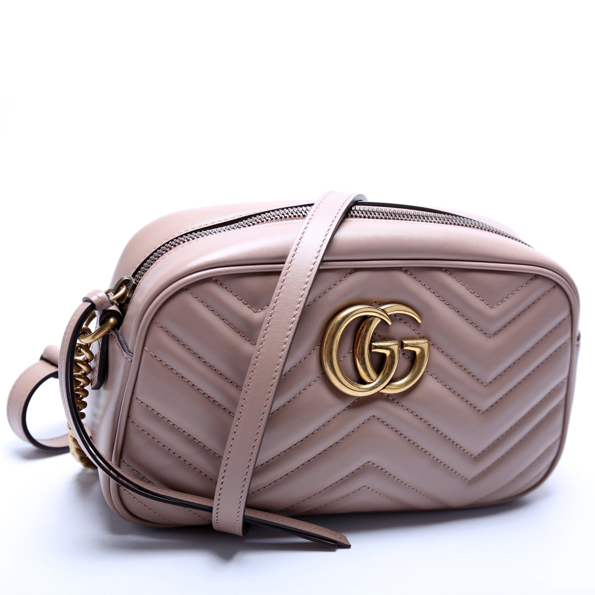 Gucci 447632 Marmont Small Leather Camera Bag