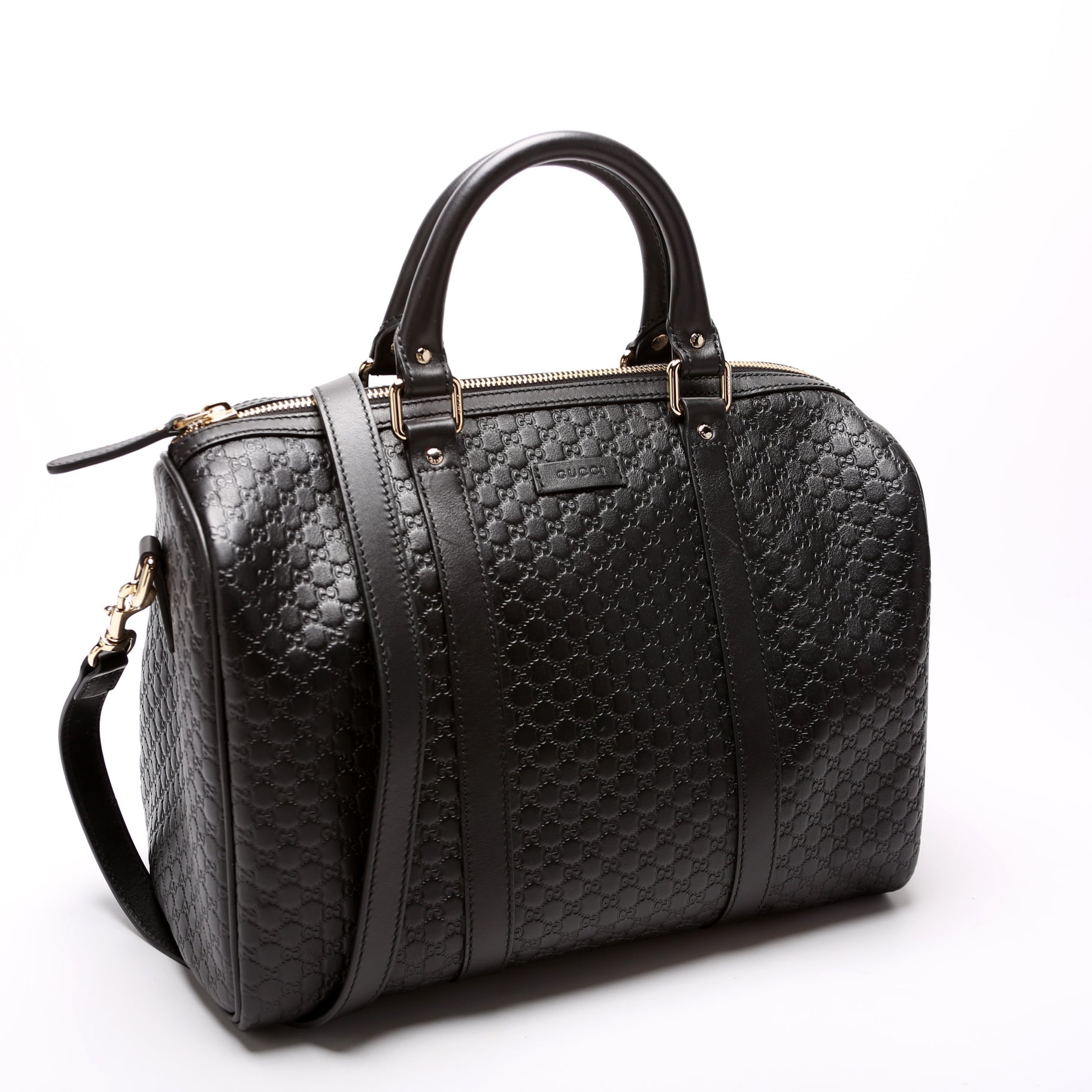 Gucci 449646 Boston With Strap Micro Bag