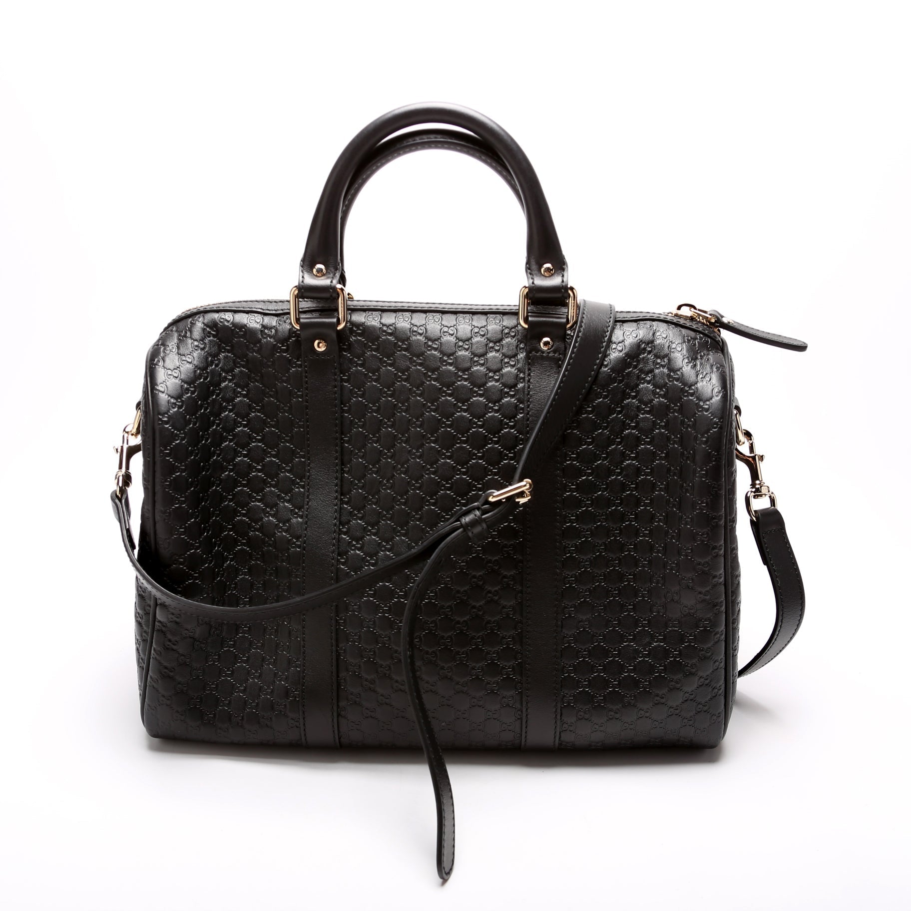 Gucci 449646 Boston With Strap Micro Bag