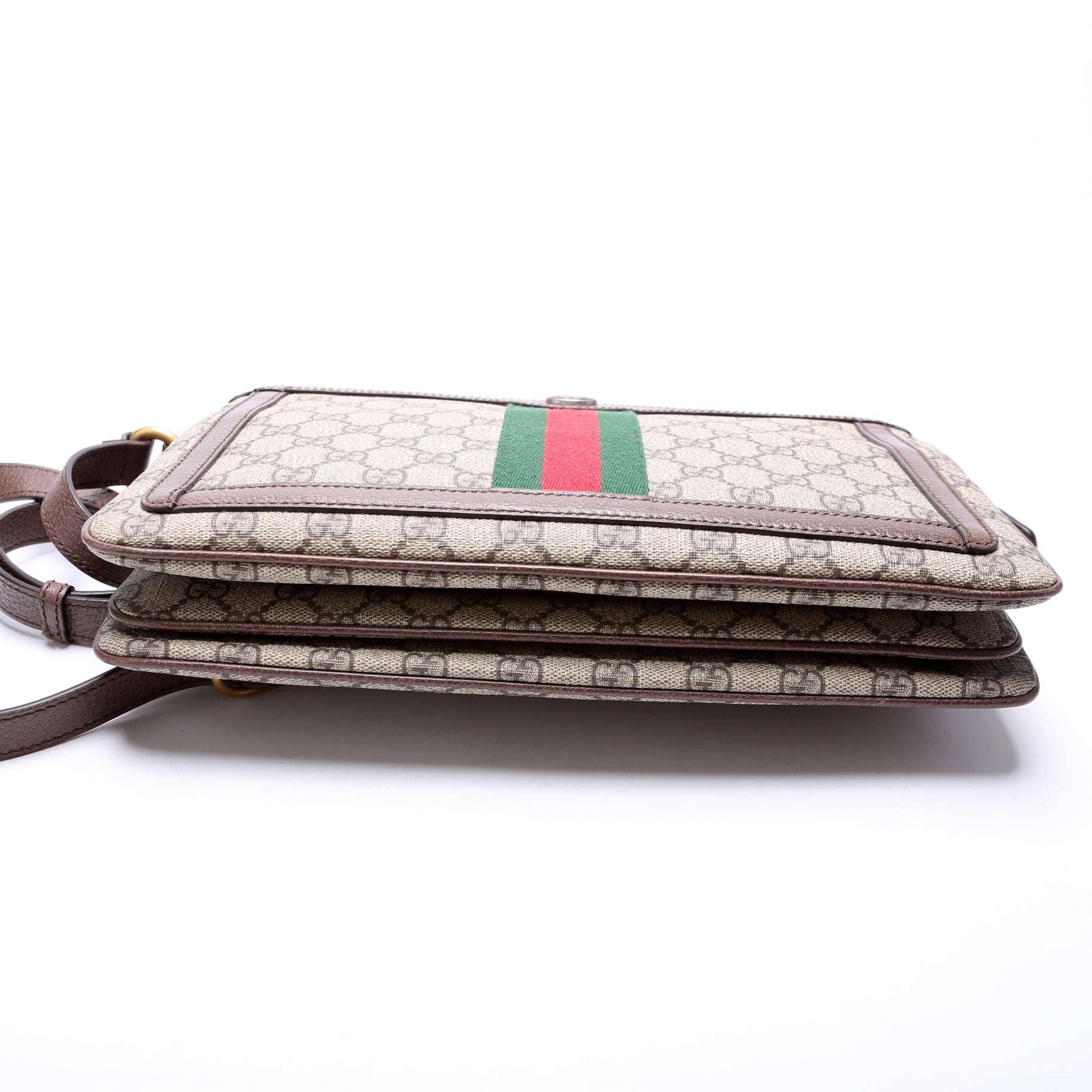 Gucci 523354 GG Supreme Ophidia Medium Shoulder Bag