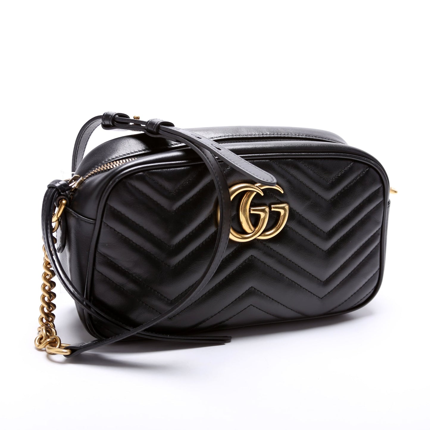 Gucci 447632 Marmont Small Leather Camera Bag
