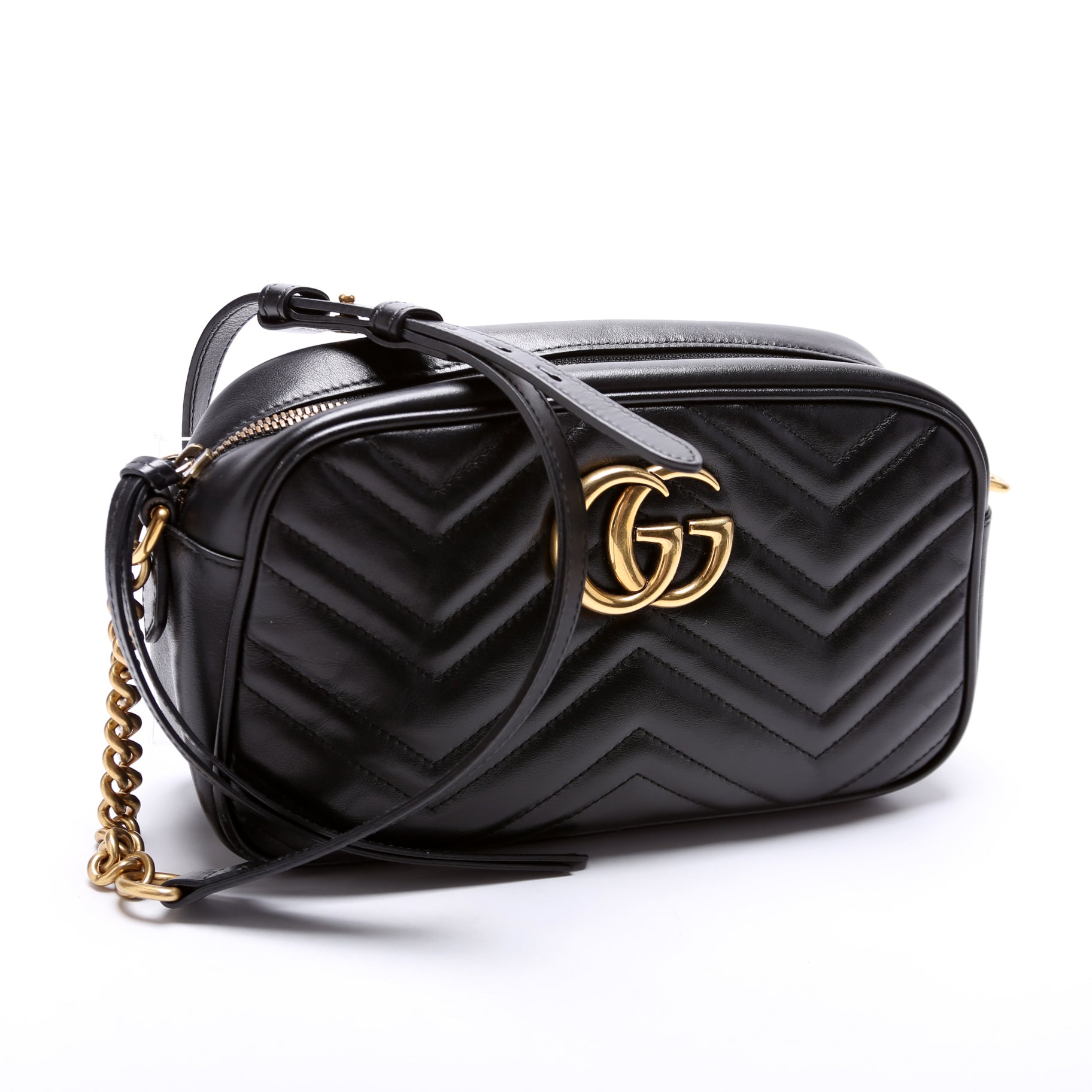 Gucci 447632 Marmont Small Leather Camera Bag