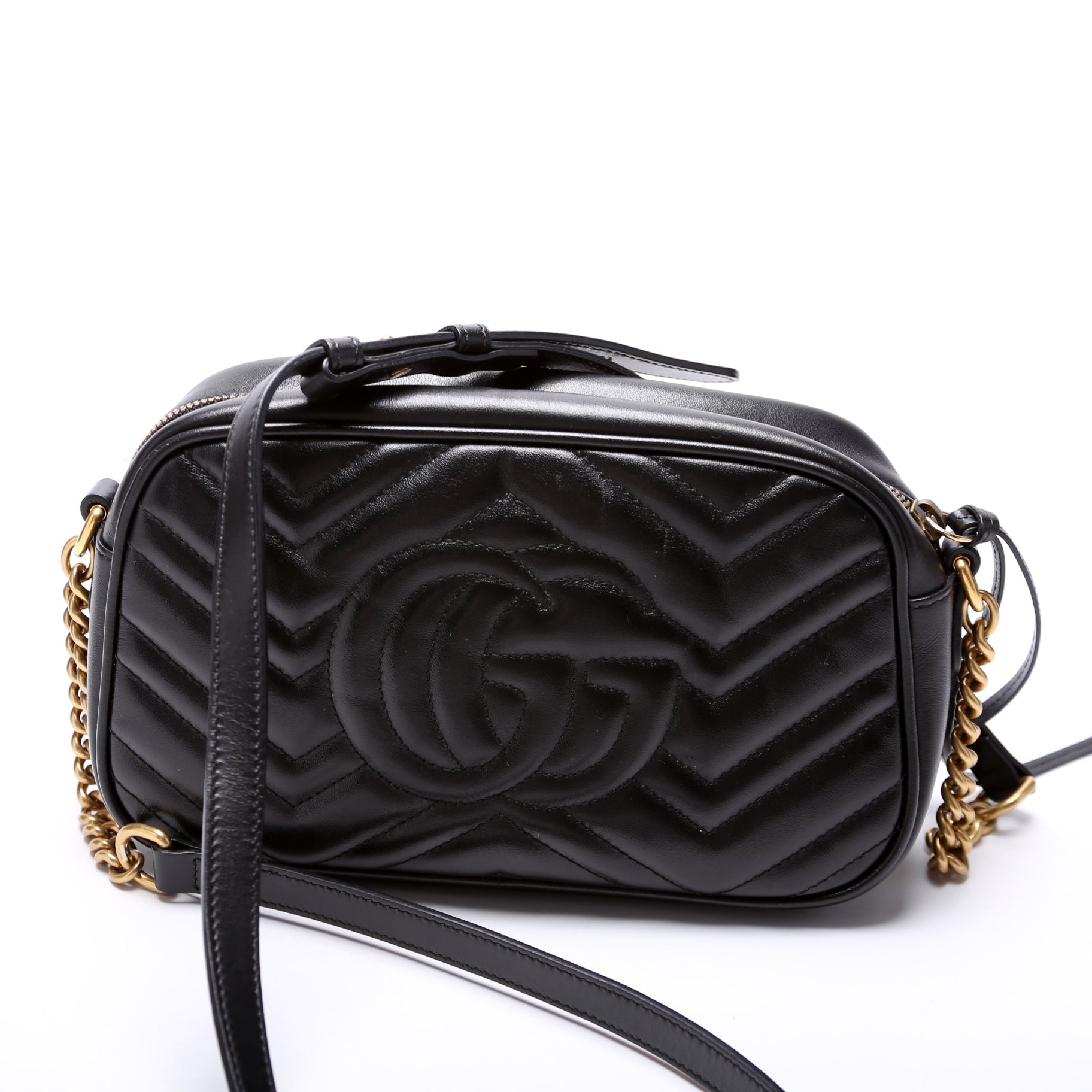 Gucci 447632 Marmont Small Leather Camera Bag