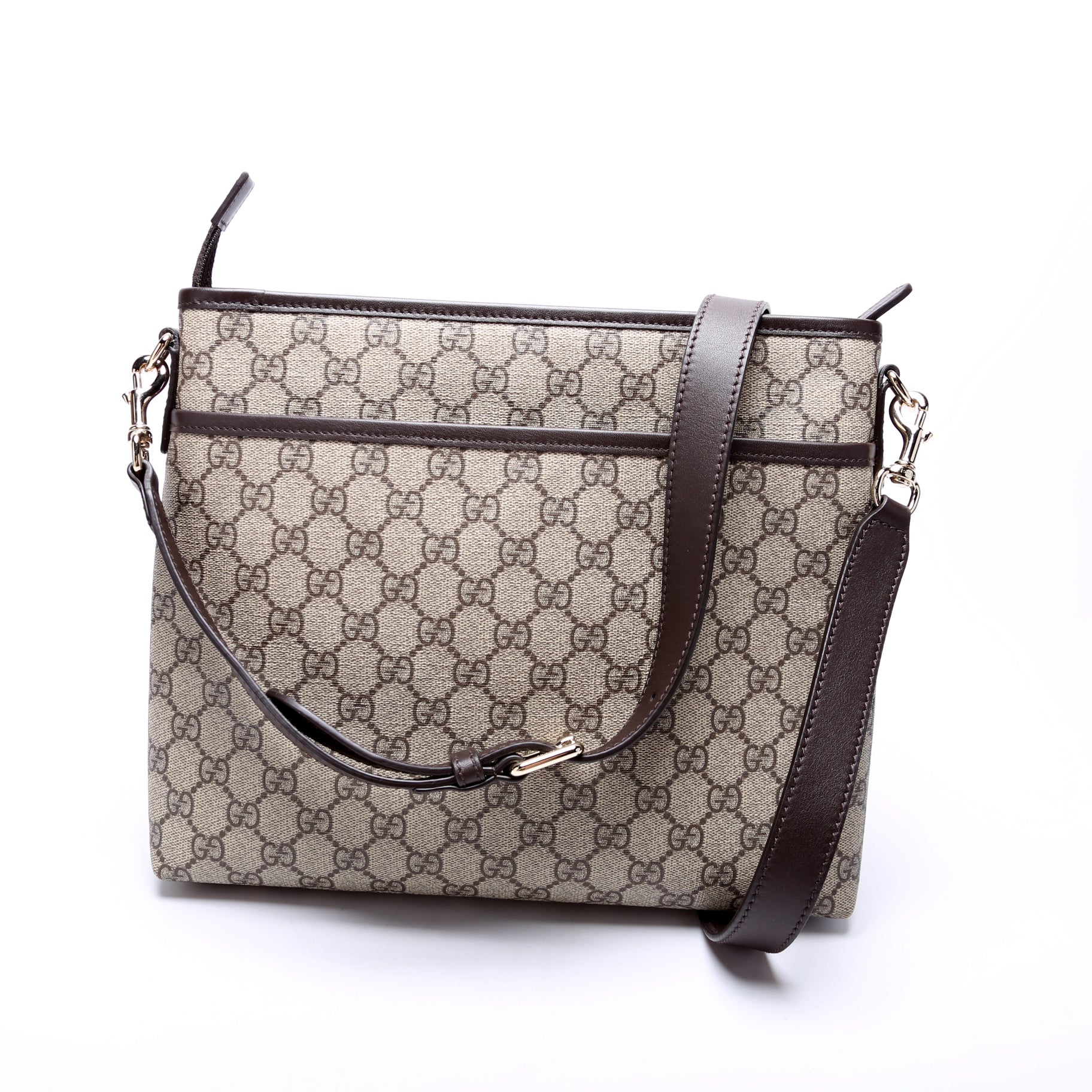 Gucci 388924 GG Supreme Crossbody Bag