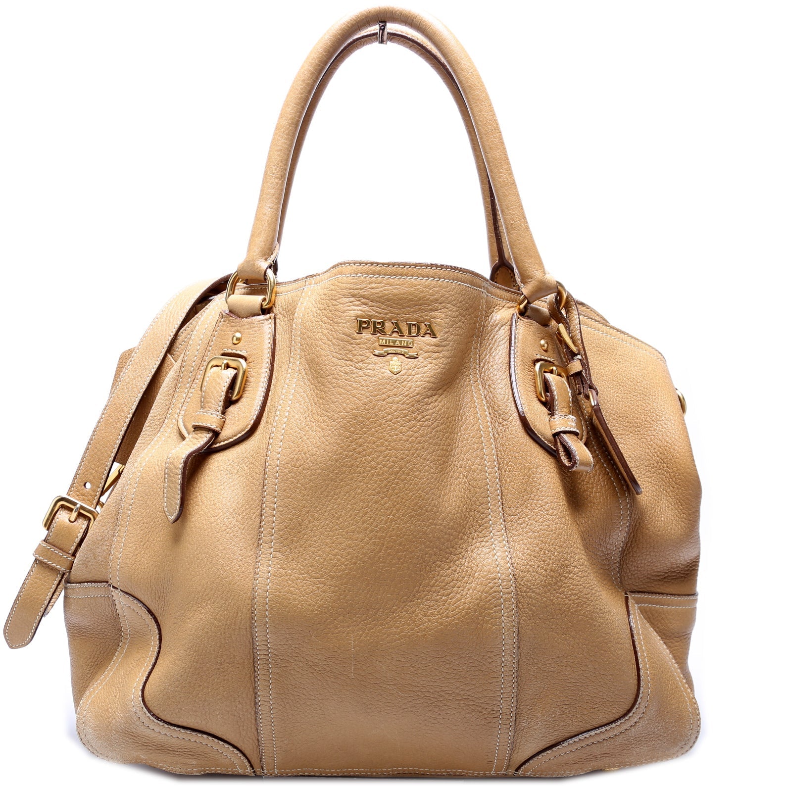 Prada 1BC3787 Cervo Antik Hobo Bag