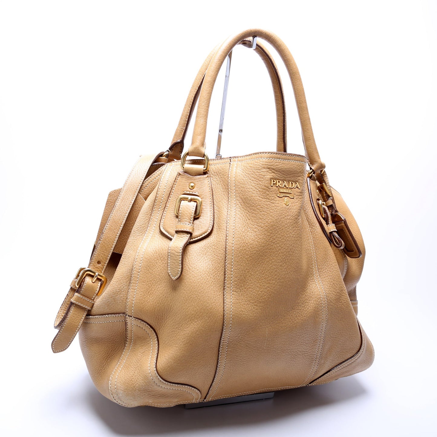 Prada 1BC3787 Cervo Antik Hobo Bag