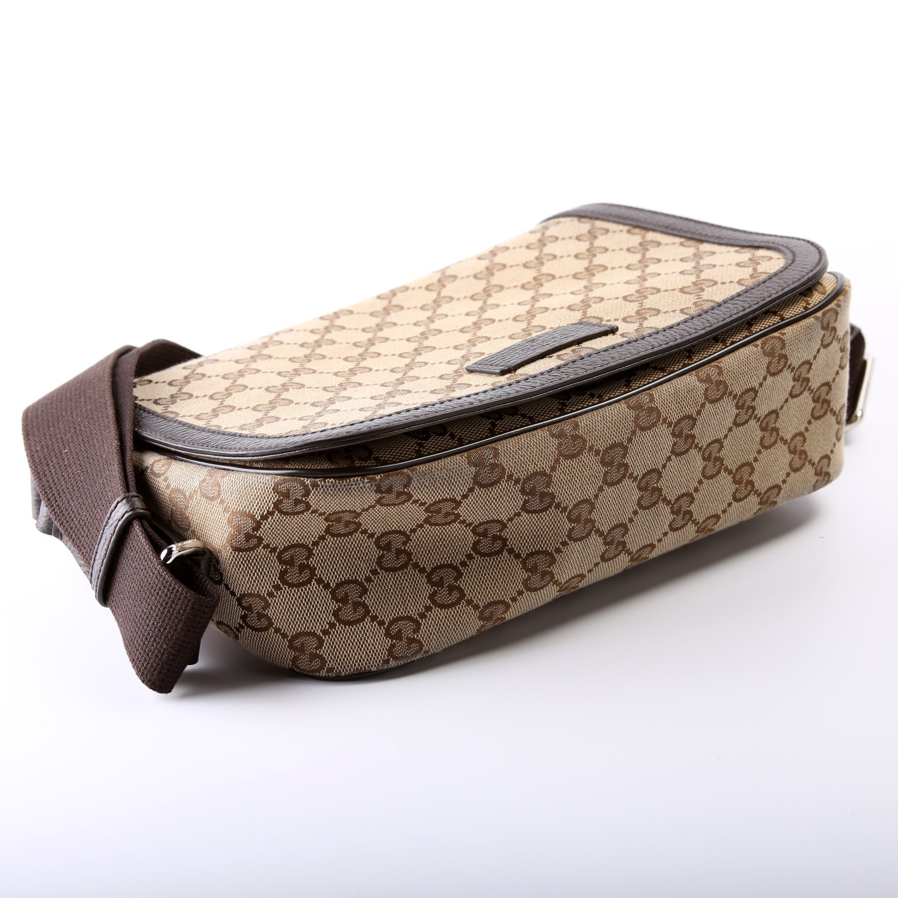 Gucci 449172 GG Canvas Messenger Bag