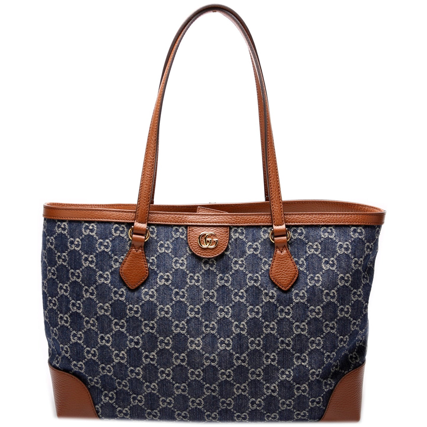 Gucci 631686 Ophidia GG Denim Tote Bag