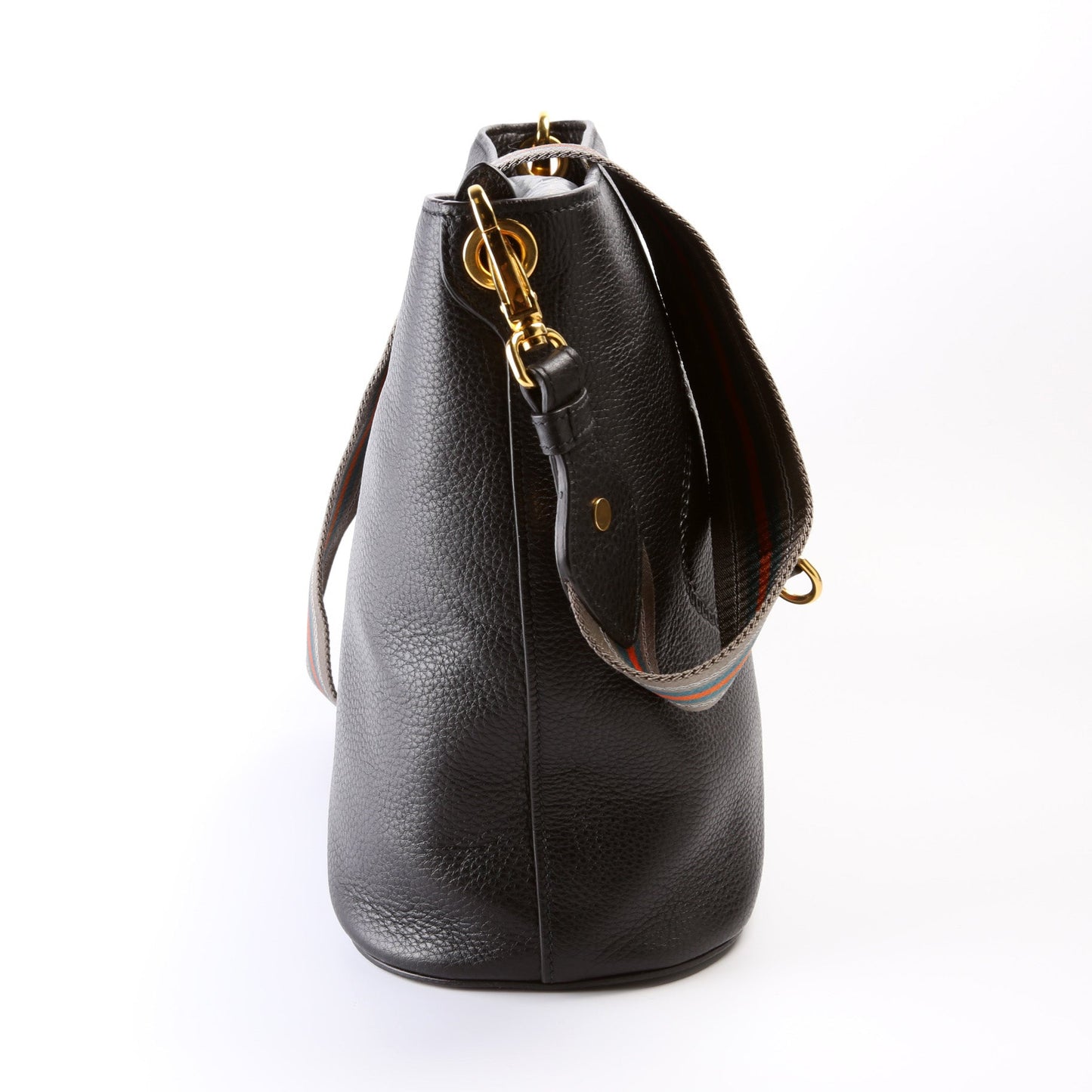 Prada 1BR057 Vitello Phenix Bucket Bag