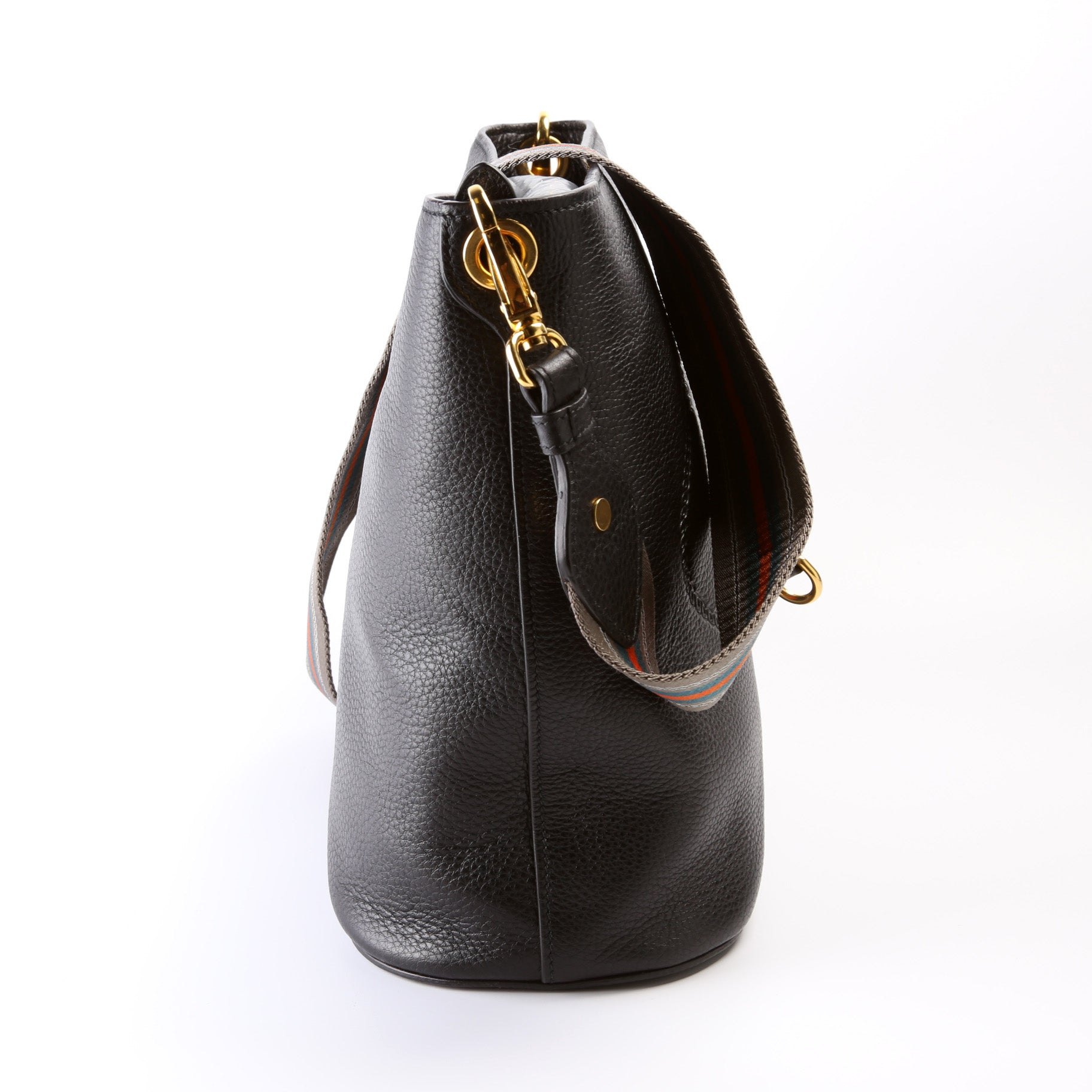 Prada 1BR057 Vitello Phenix Bucket Bag