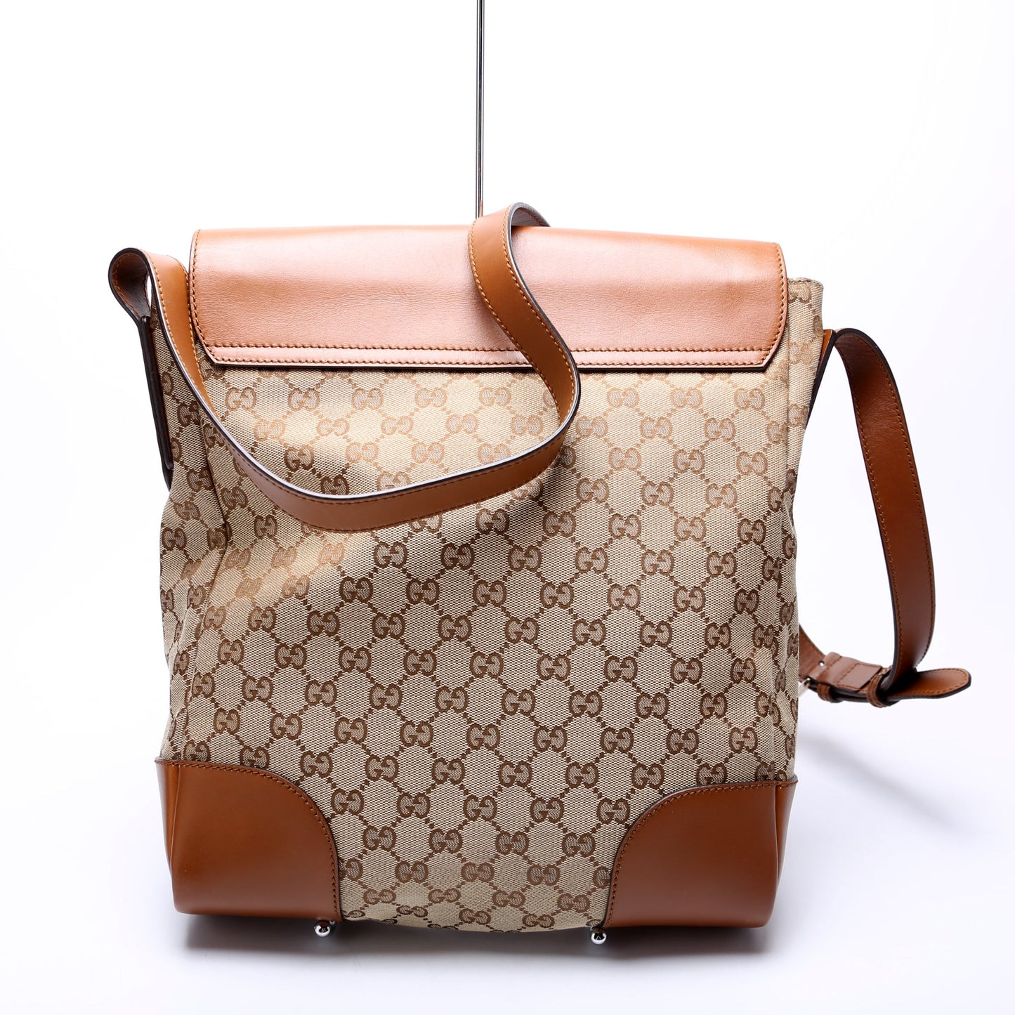 Gucci 322077 GG Canvas Vertical Messenger Bag