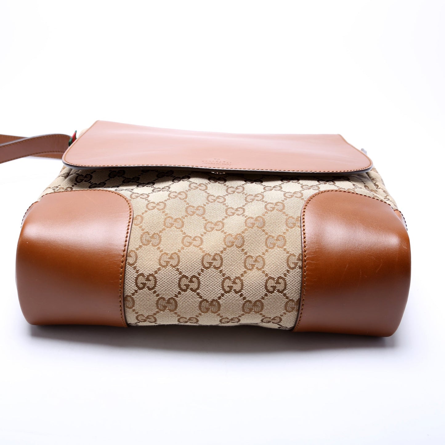 Gucci 322077 GG Canvas Vertical Messenger Bag