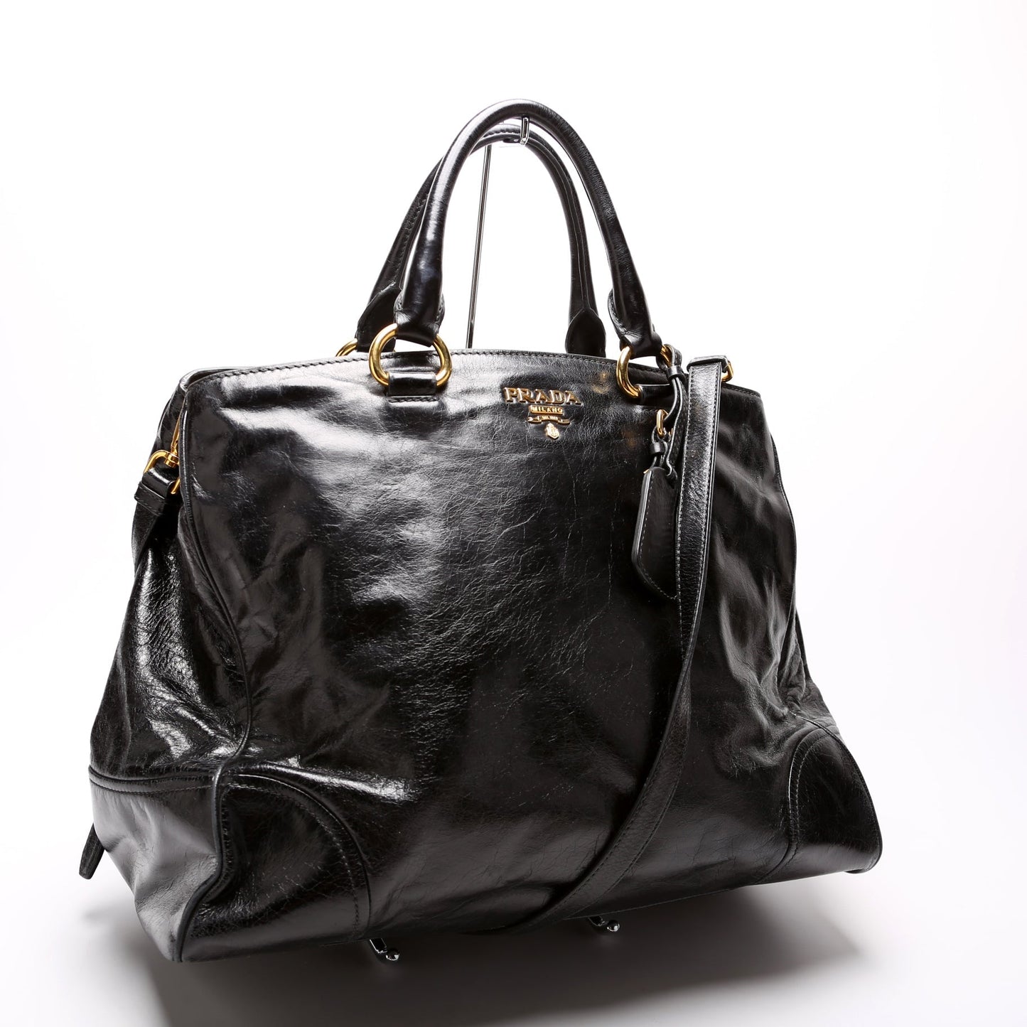 Prada Vitello Shine Tote Bag