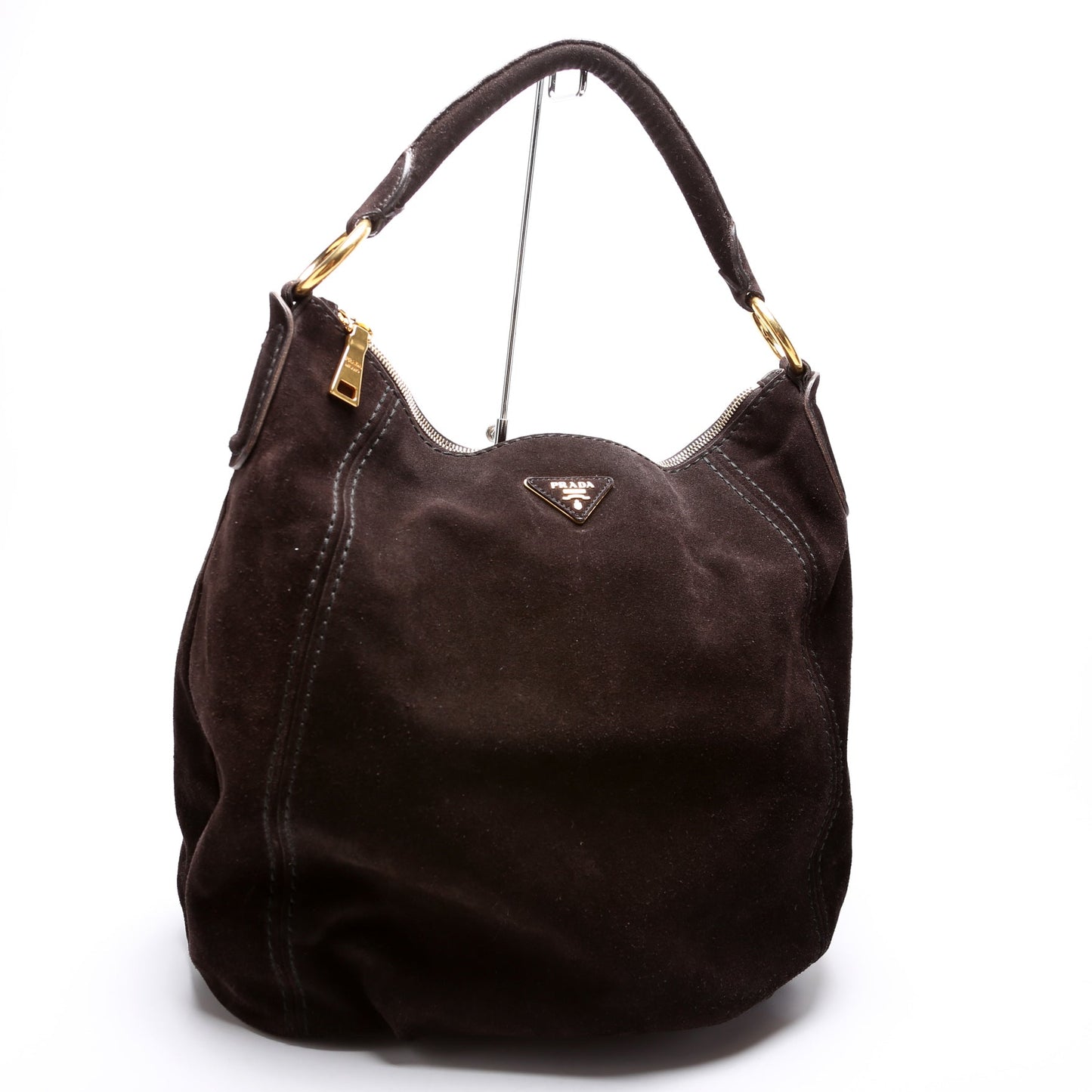 Prada Suede Hobo Bag