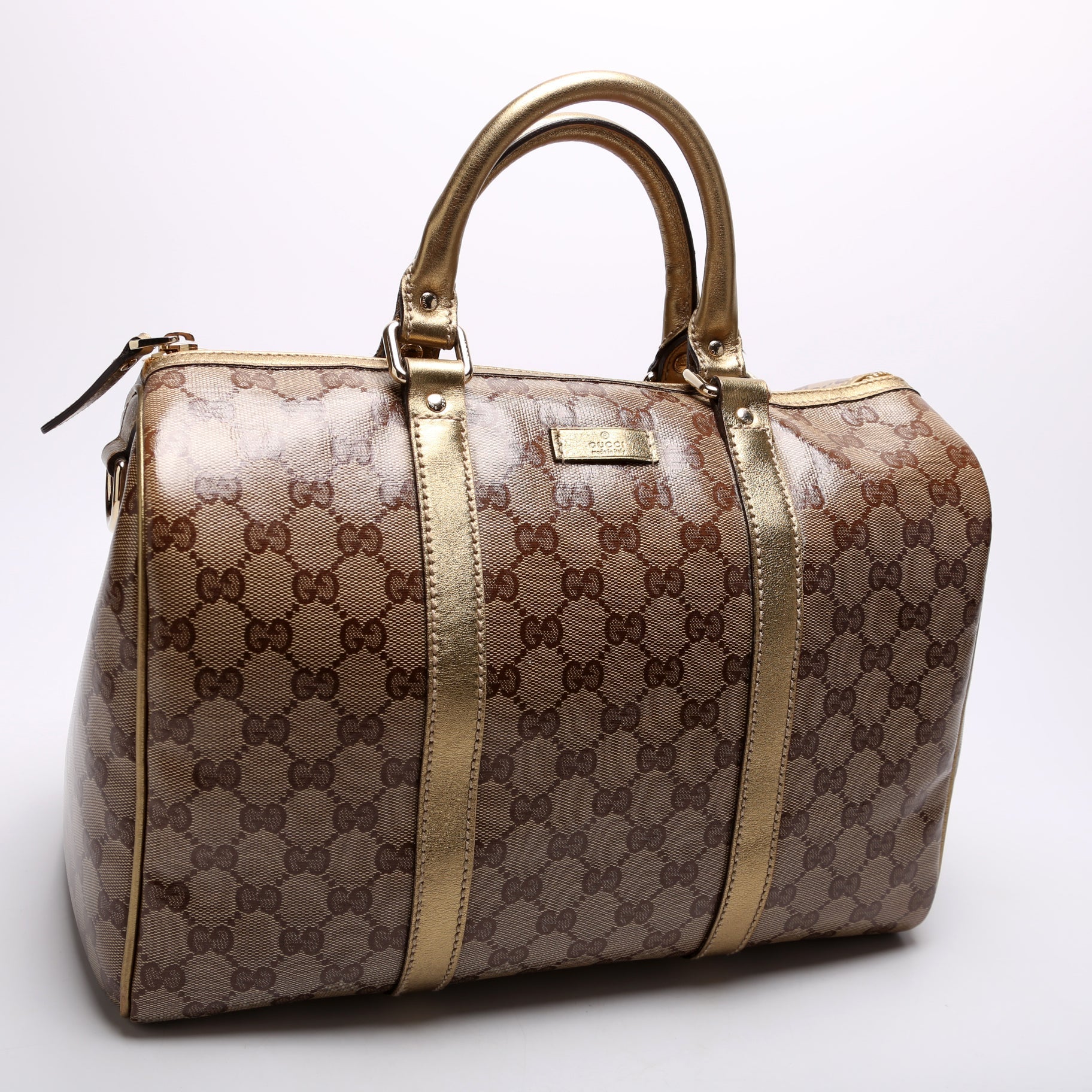 Gucci 193603 Joy Boston Crystal GG Bag