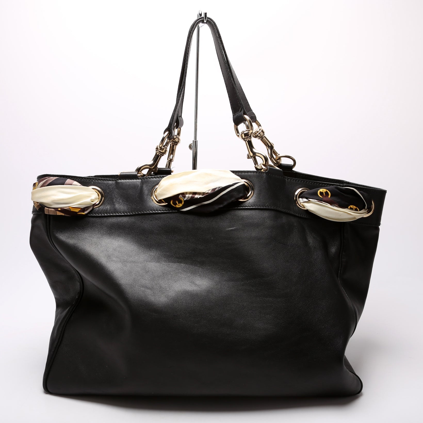 Gucci 153033 Leather Positano Tote Bag