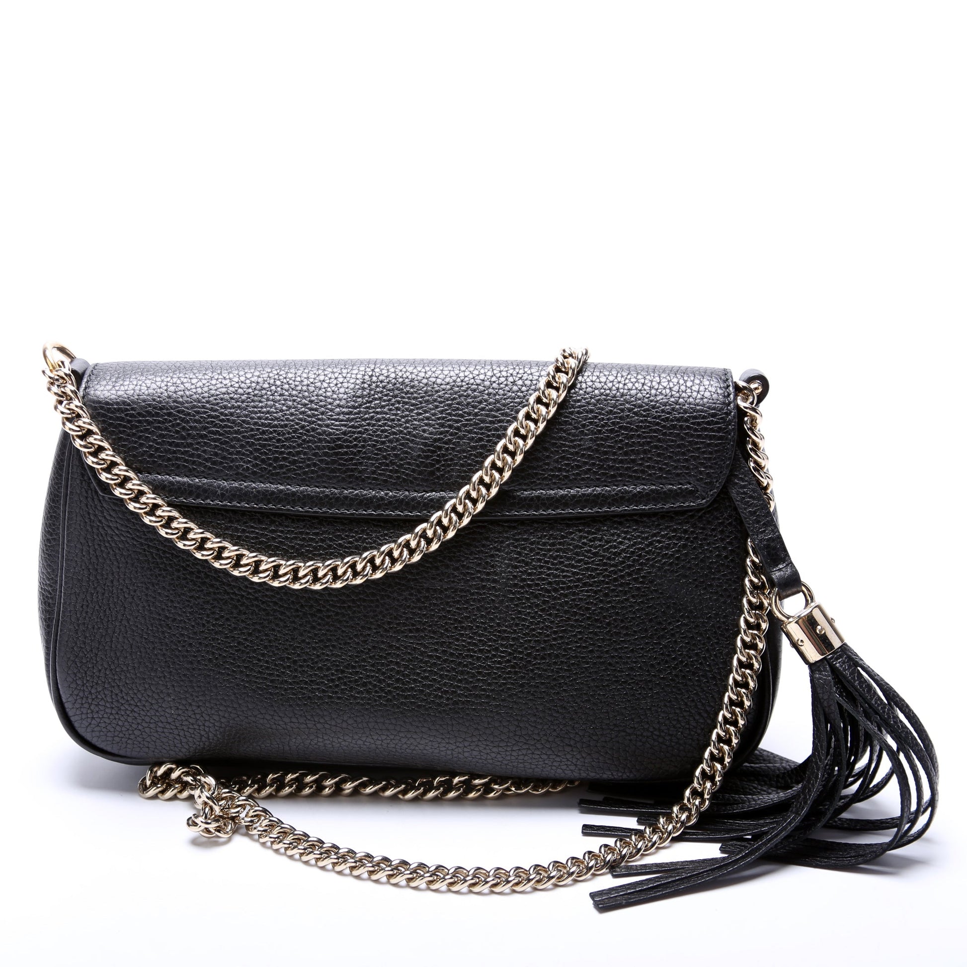 Gucci 536224 Soho Chain Tassel Flap Bag