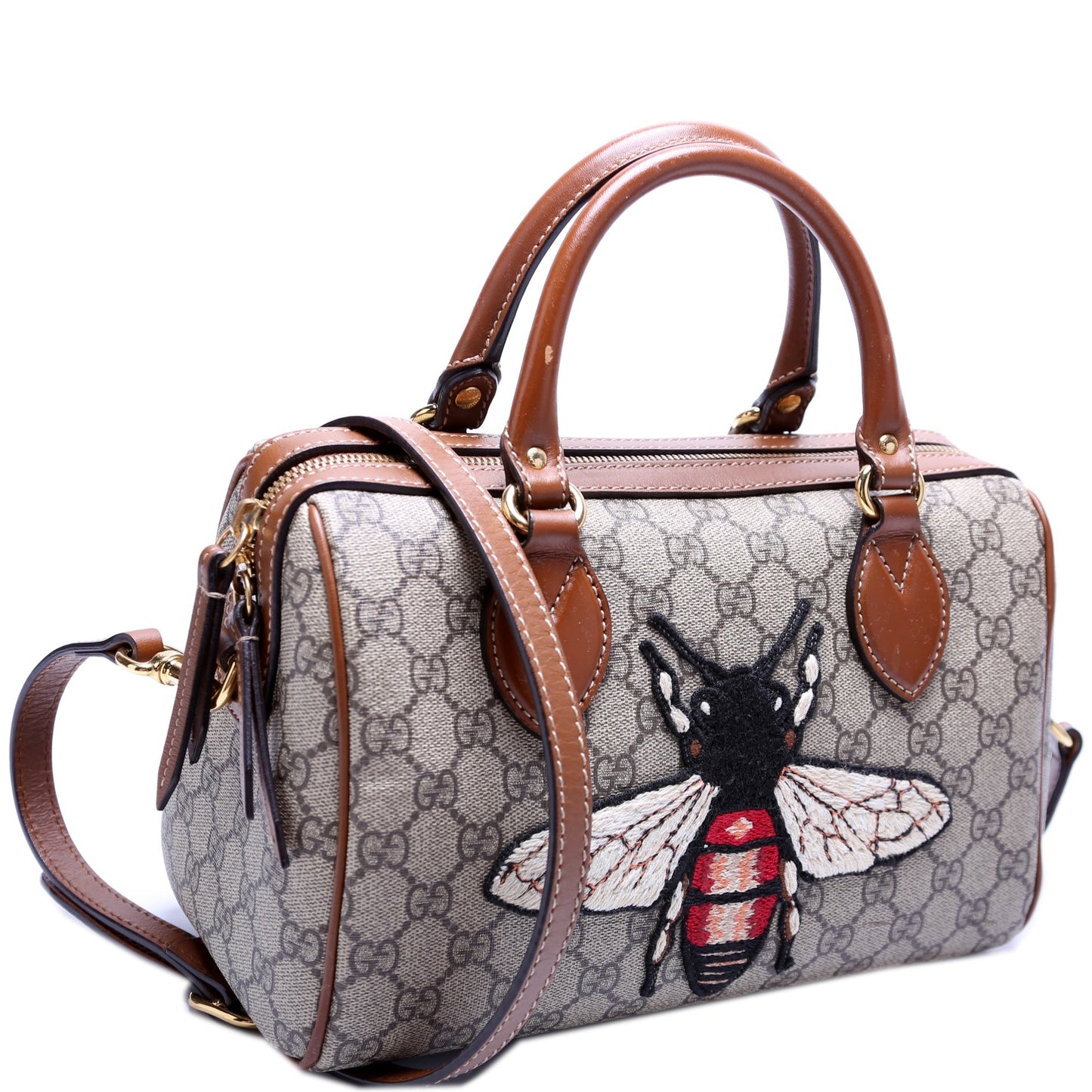 Gucci 409429 GG Supreme Boston Bag