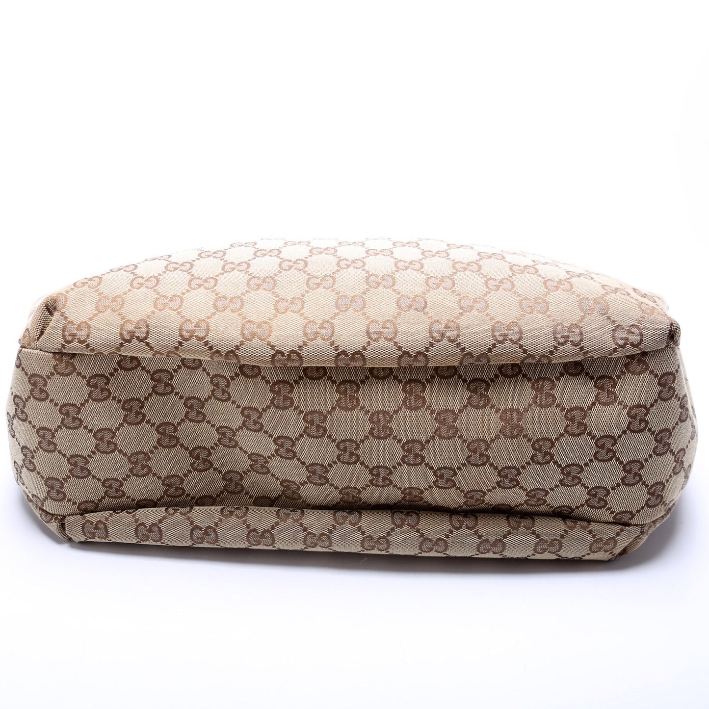 Gucci 211933 GG Canvas Web Hobo Bag