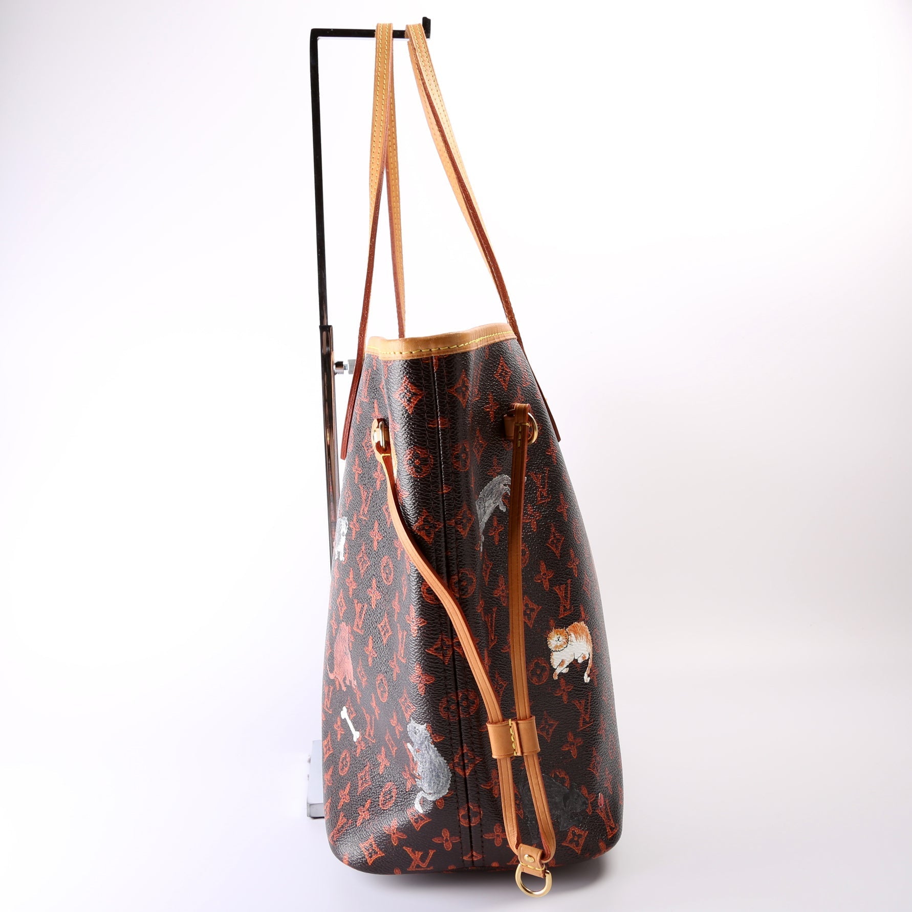 Louis Vuitton Neverfull w/Wallet MM Catogram