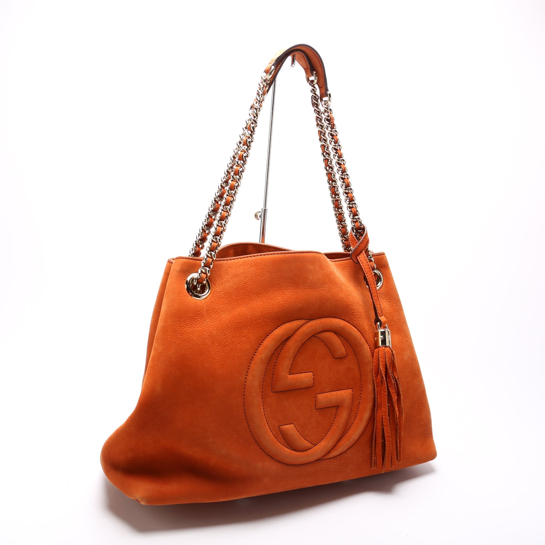 Gucci 308982 Soho Nubuck Shoulder Medium Bag
