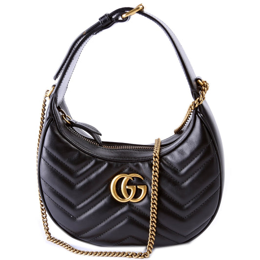Gucci 699514 GG Marmont Half-Moon Mini Bag