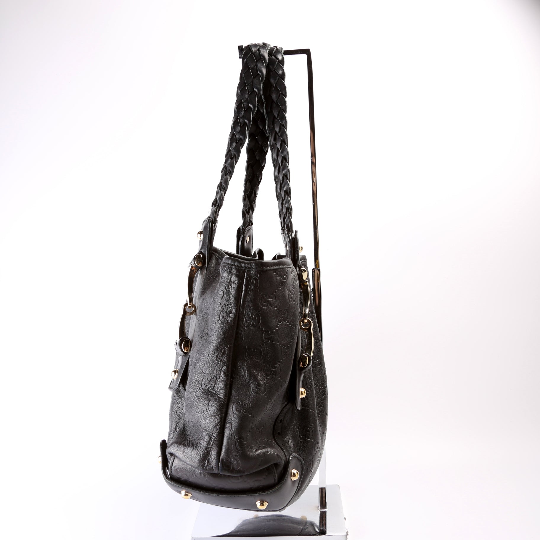 Gucci 162900 Pelham Leather Medium Tote Bag