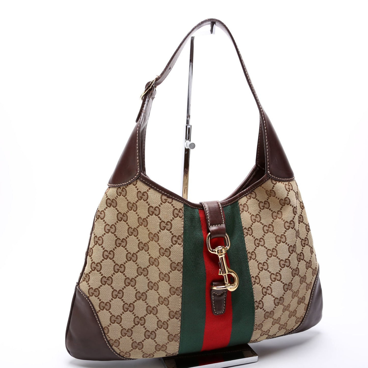 Gucci 153029 Web Jackie O Bouvier Hobo Bag