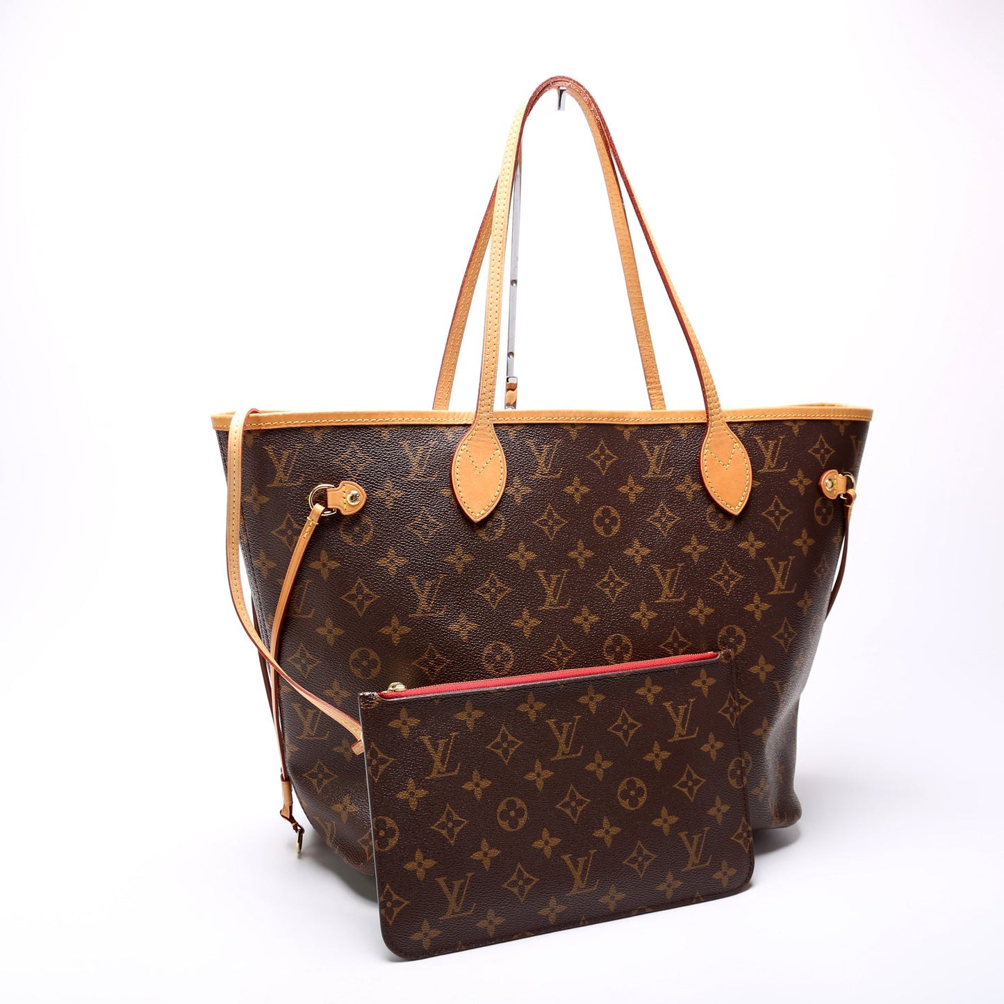 Louis Vuitton Neverfull MM W/Wallet Monogram
