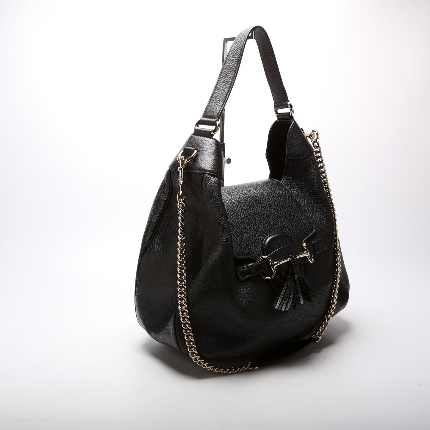 Gucci 322226 Emily Leather Hobo Bag