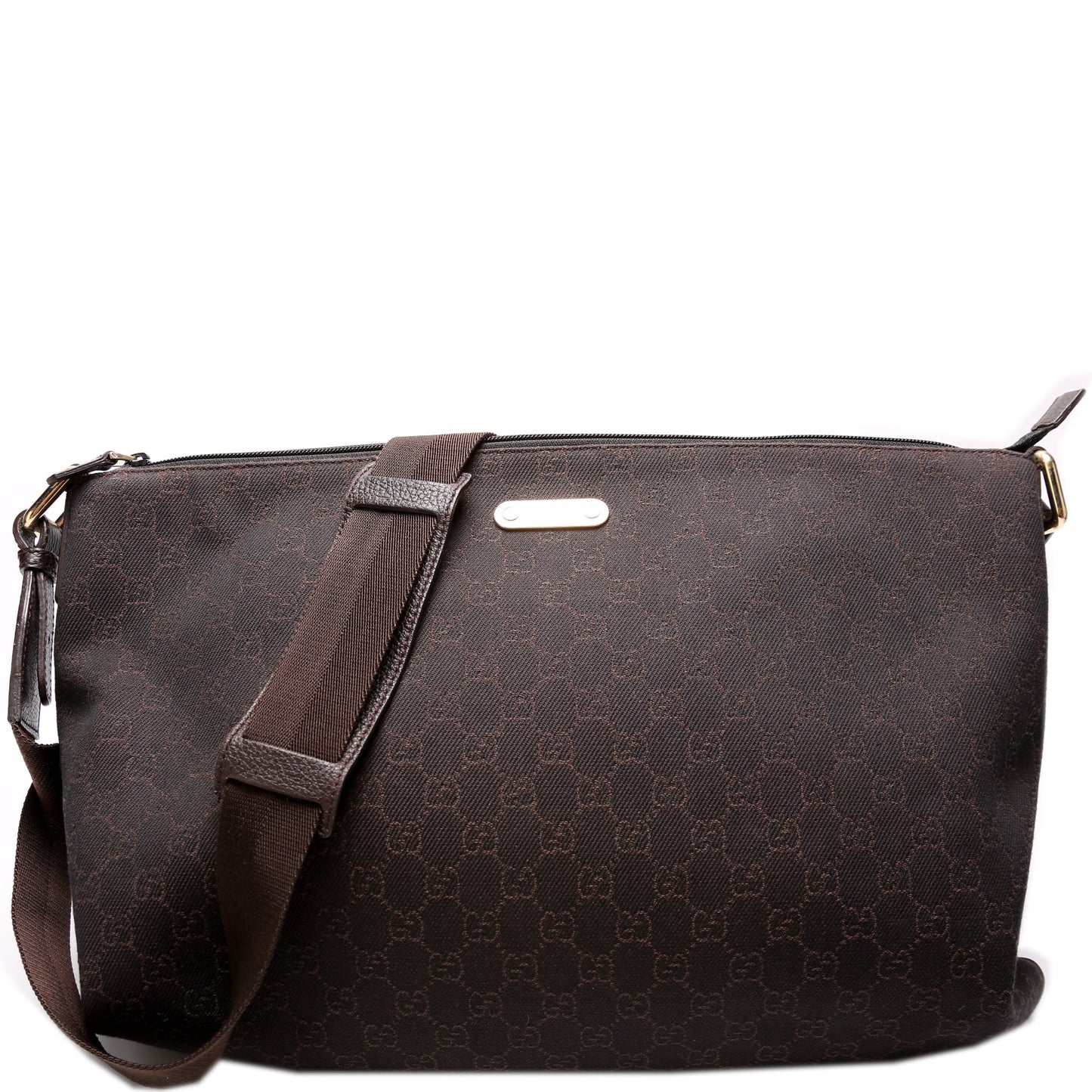 Gucci 190628 GG Canvas Messenger Bag