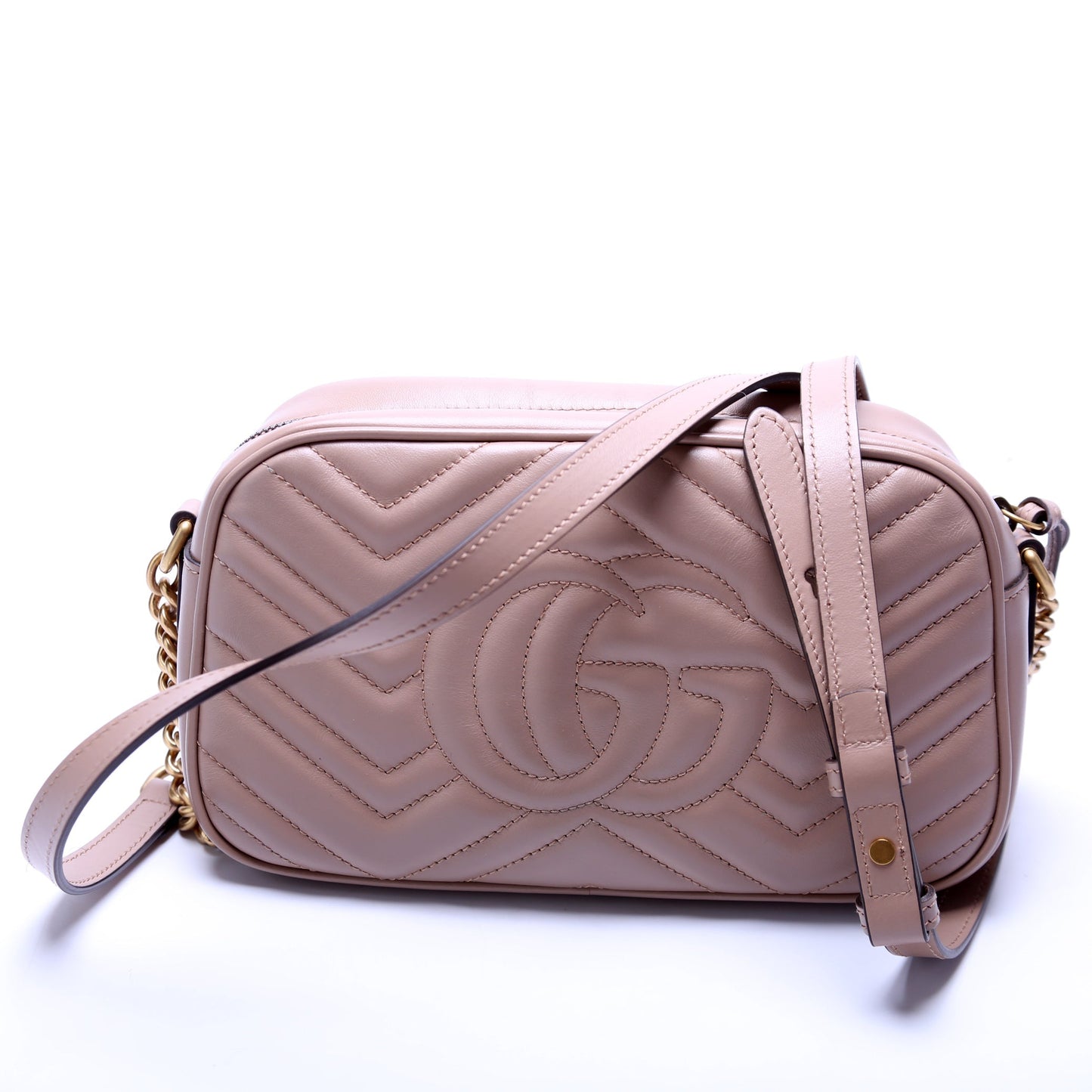 Gucci 447632 Marmont Small Leather Camera Newer Bag